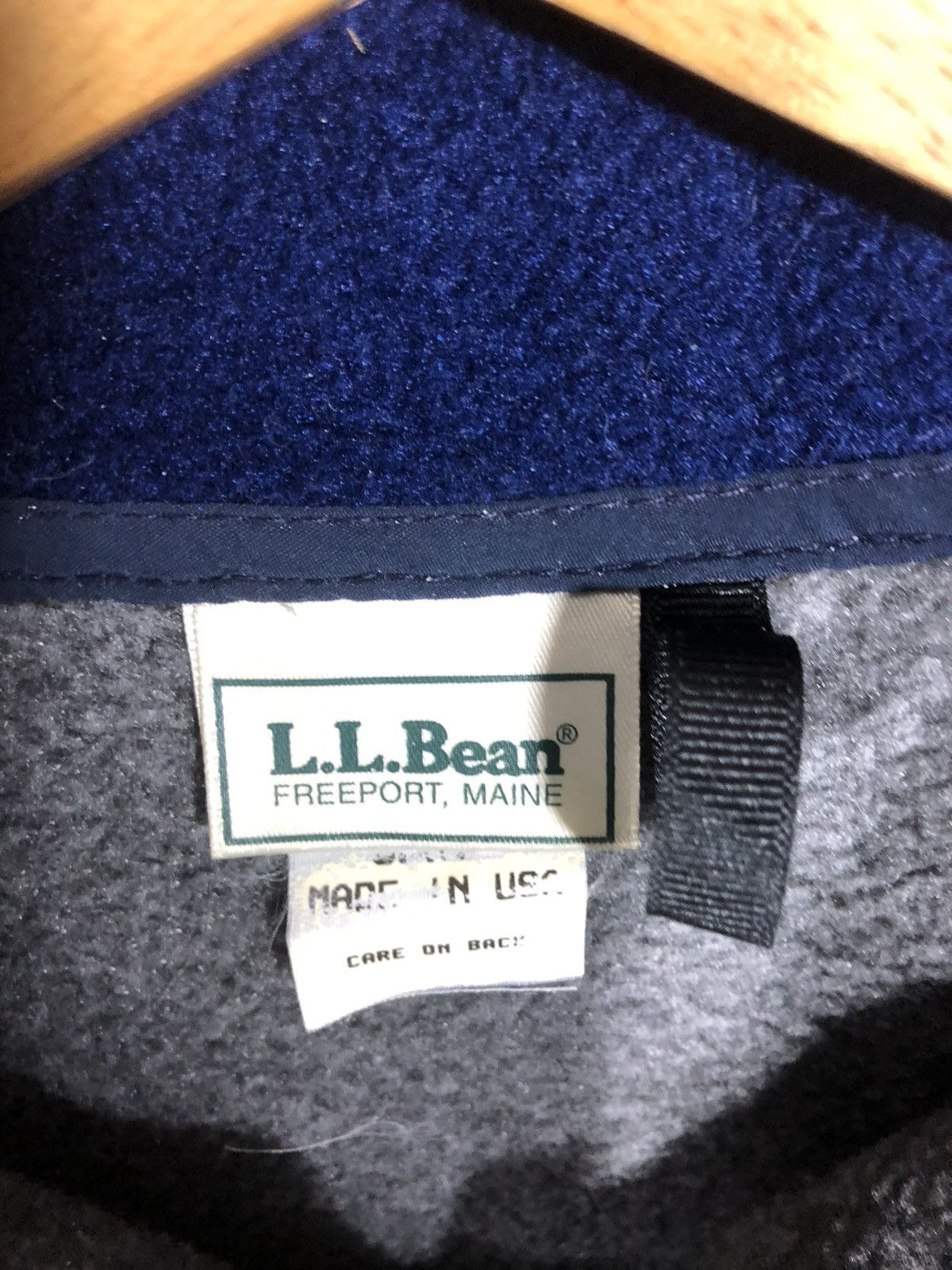 L.L. Bean L.L. BEAN WOOL HALF ZIP Fleece JACKET Size US M / EU 48-50 / 2 - 3 Thumbnail