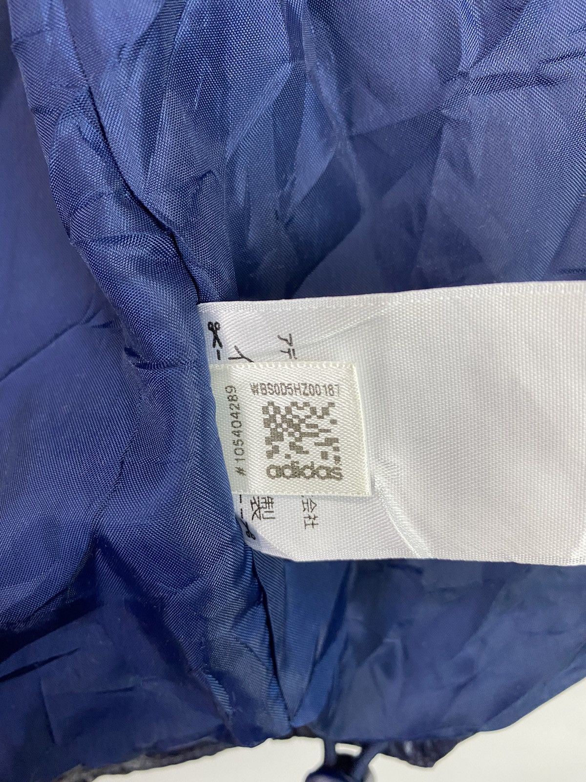 Adidas Rare Vintage Adidas Puffer Dark Blue Zipper Down Jacket Size US L / EU 52-54 / 3 - 11 Thumbnail