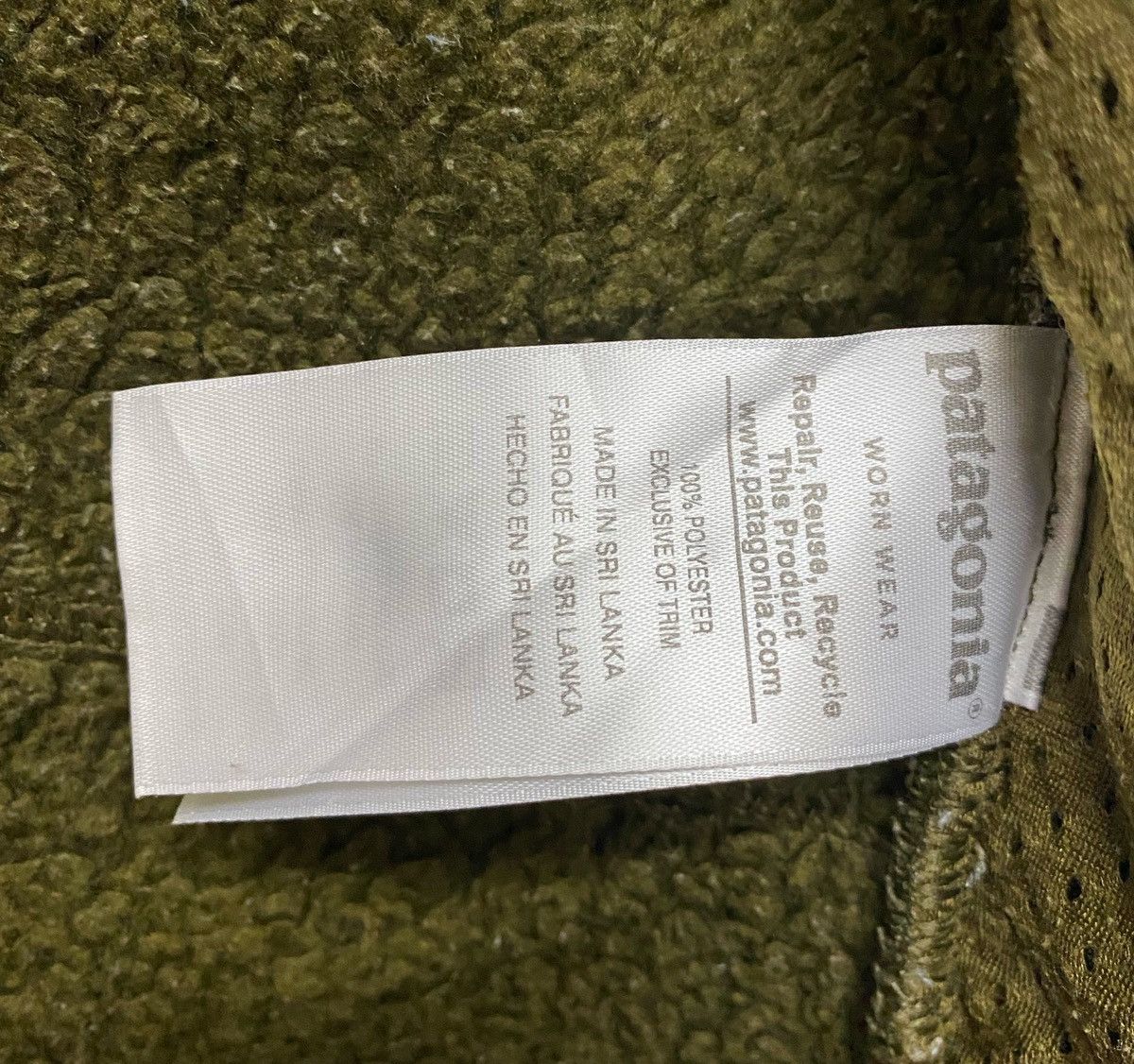 Patagonia Rare Patagonia Fleece Sherpa Dark Green Jacket Size US S / EU 44-46 / 1 - 12 Thumbnail