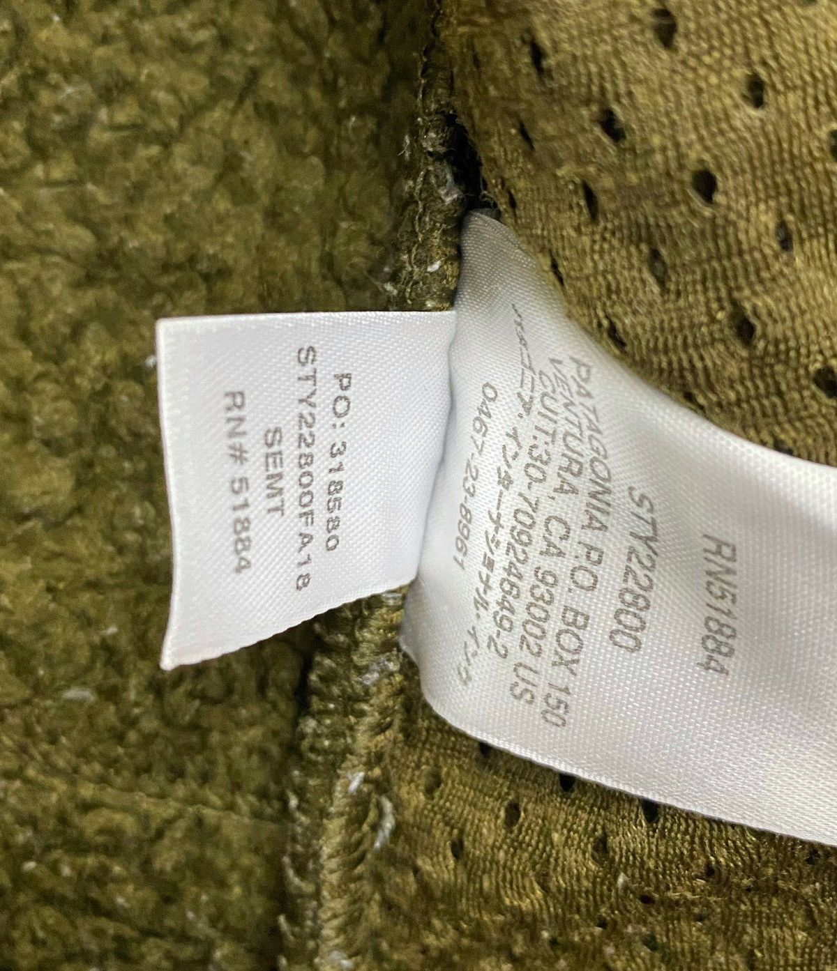 Patagonia Rare Patagonia Fleece Sherpa Dark Green Jacket Size US S / EU 44-46 / 1 - 11 Thumbnail