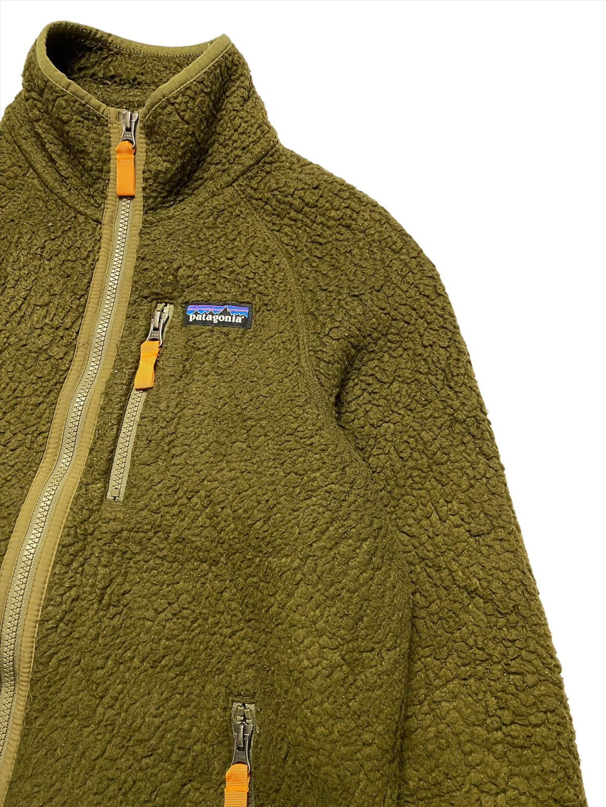 Patagonia Rare Patagonia Fleece Sherpa Dark Green Jacket Size US S / EU 44-46 / 1 - 3 Thumbnail