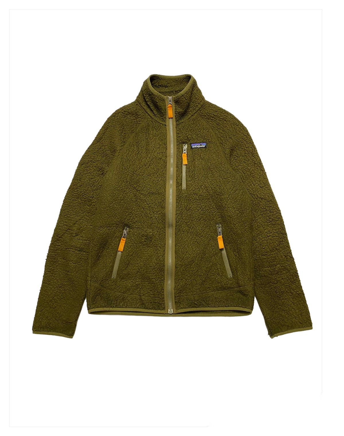 Patagonia Rare Patagonia Fleece Sherpa Dark Green Jacket Size US S / EU 44-46 / 1 - 1 Thumbnail