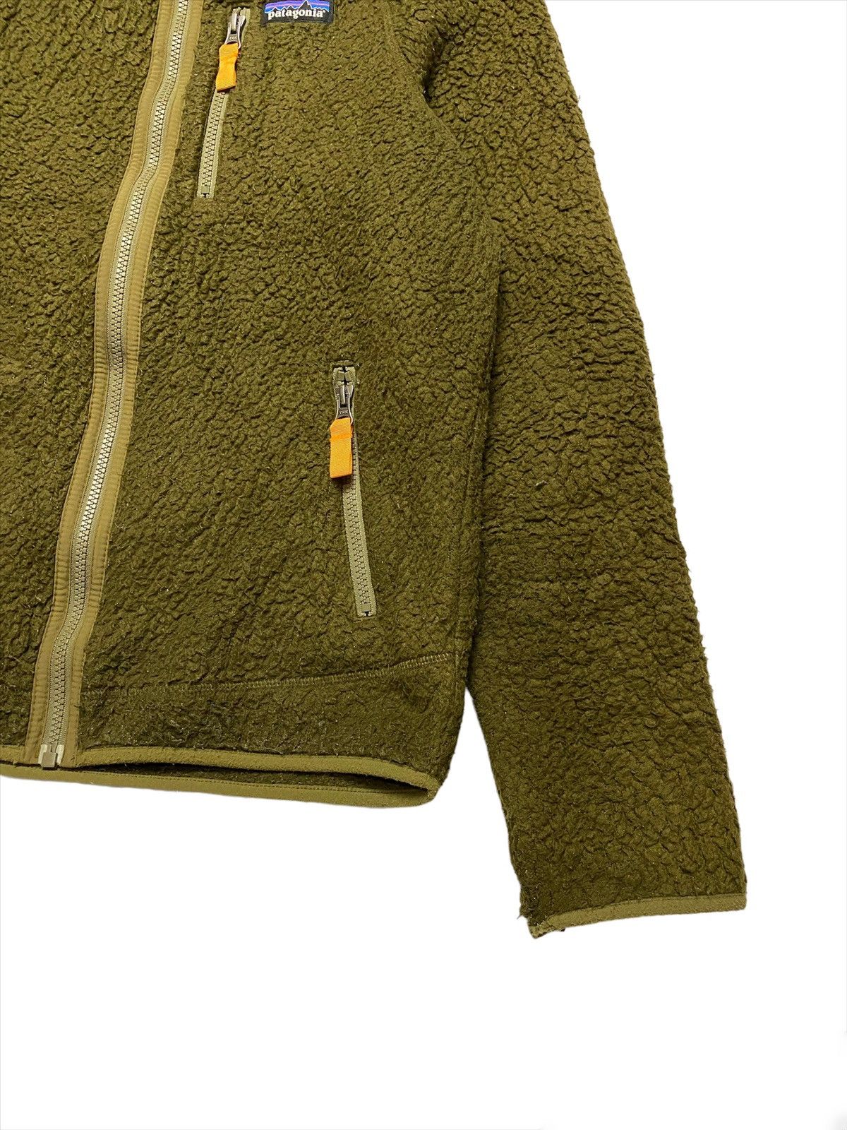 Patagonia Rare Patagonia Fleece Sherpa Dark Green Jacket Size US S / EU 44-46 / 1 - 4 Thumbnail