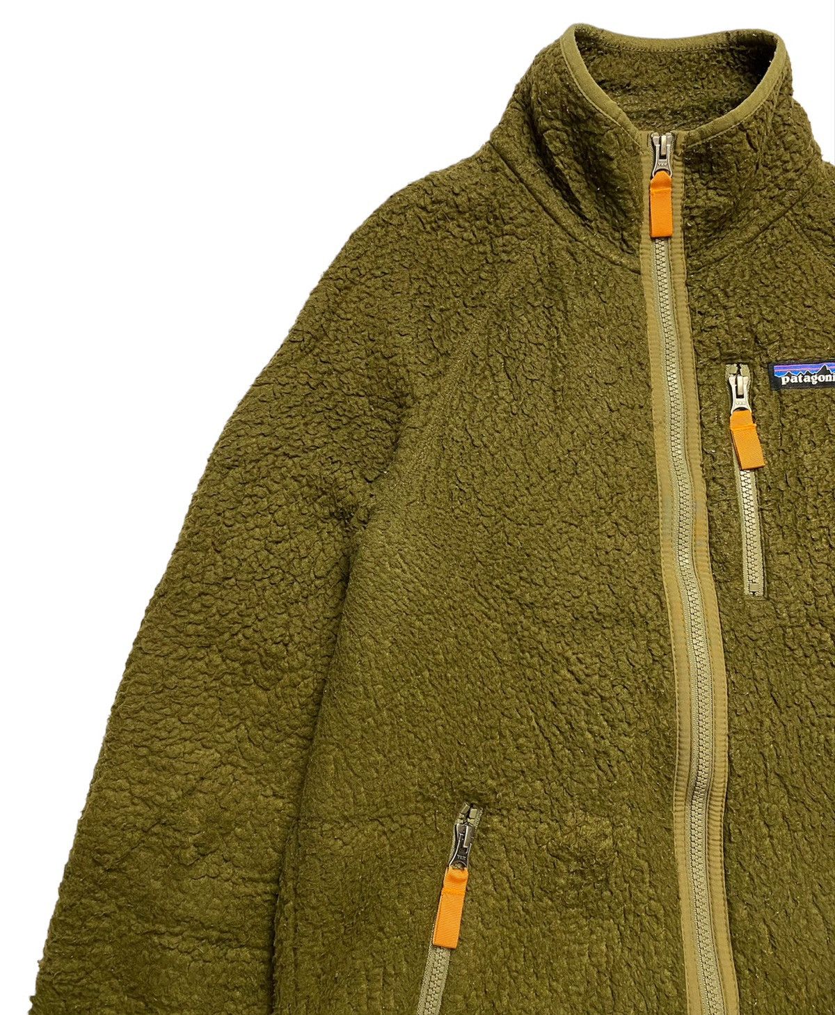 Patagonia Rare Patagonia Fleece Sherpa Dark Green Jacket Size US S / EU 44-46 / 1 - 2 Thumbnail