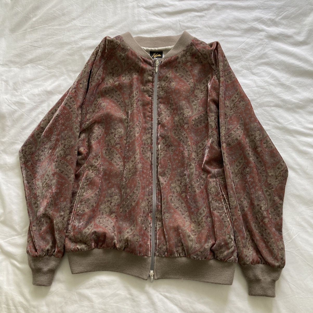 Needles Paisley Velour Relaxed Bomber Size US M / EU 48-50 / 2 - 1 Thumbnail