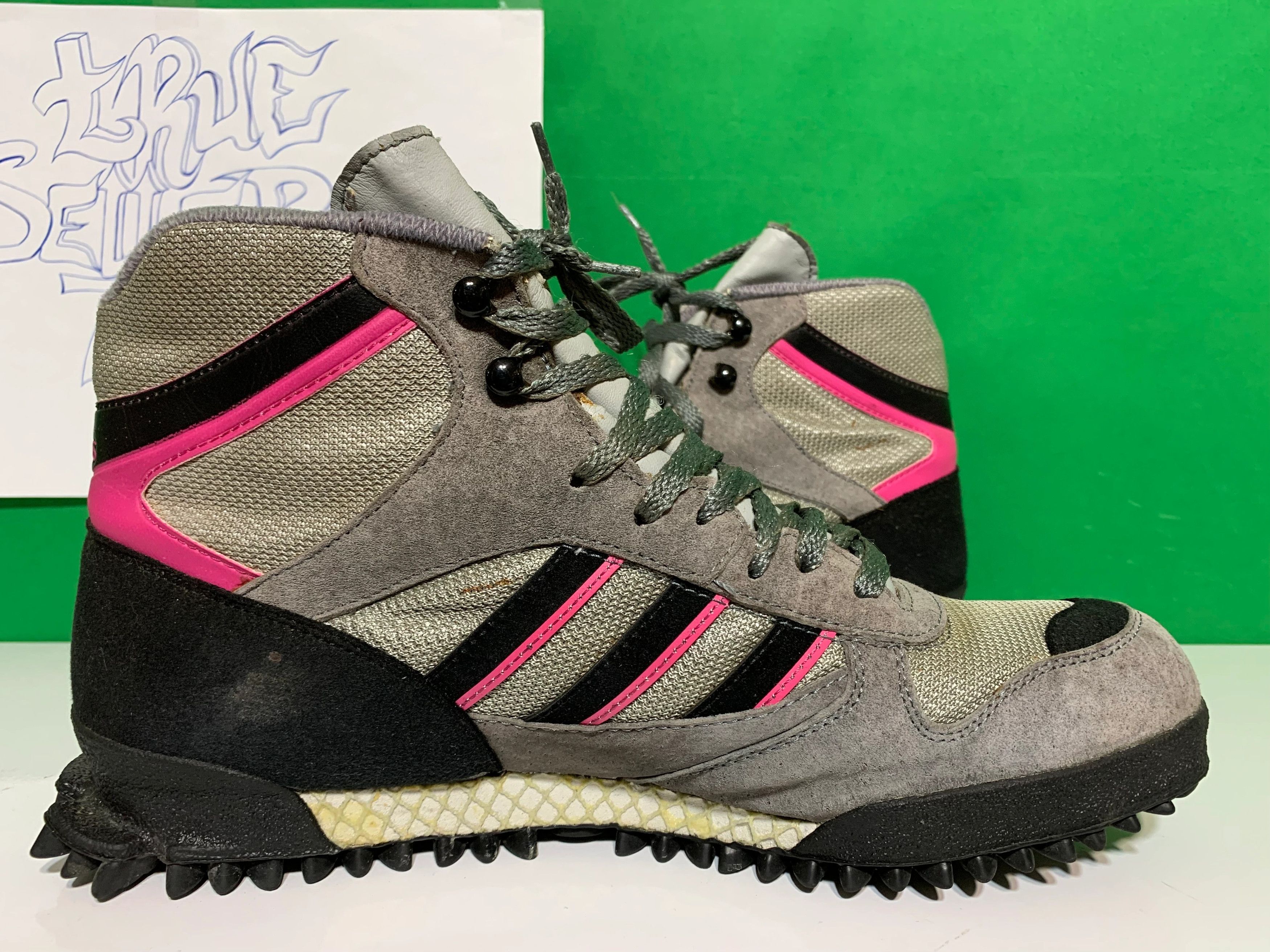 Adidas × Vintage VINTAGE ADIDAS MTR HIGH MARATHONE SNEAKERS Size US 9.5 / EU 42-43 - 8 Thumbnail