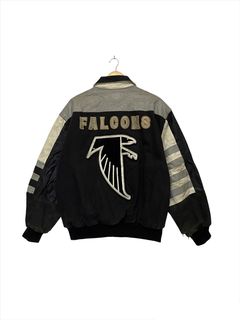 Bill Musgrave Game Used Worn Jacket Atlanta Falcons NFL XL