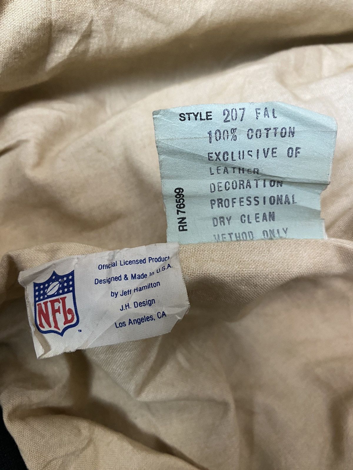 Vintage NFL Atlanta Falcons Jeff Hamilton Jacket