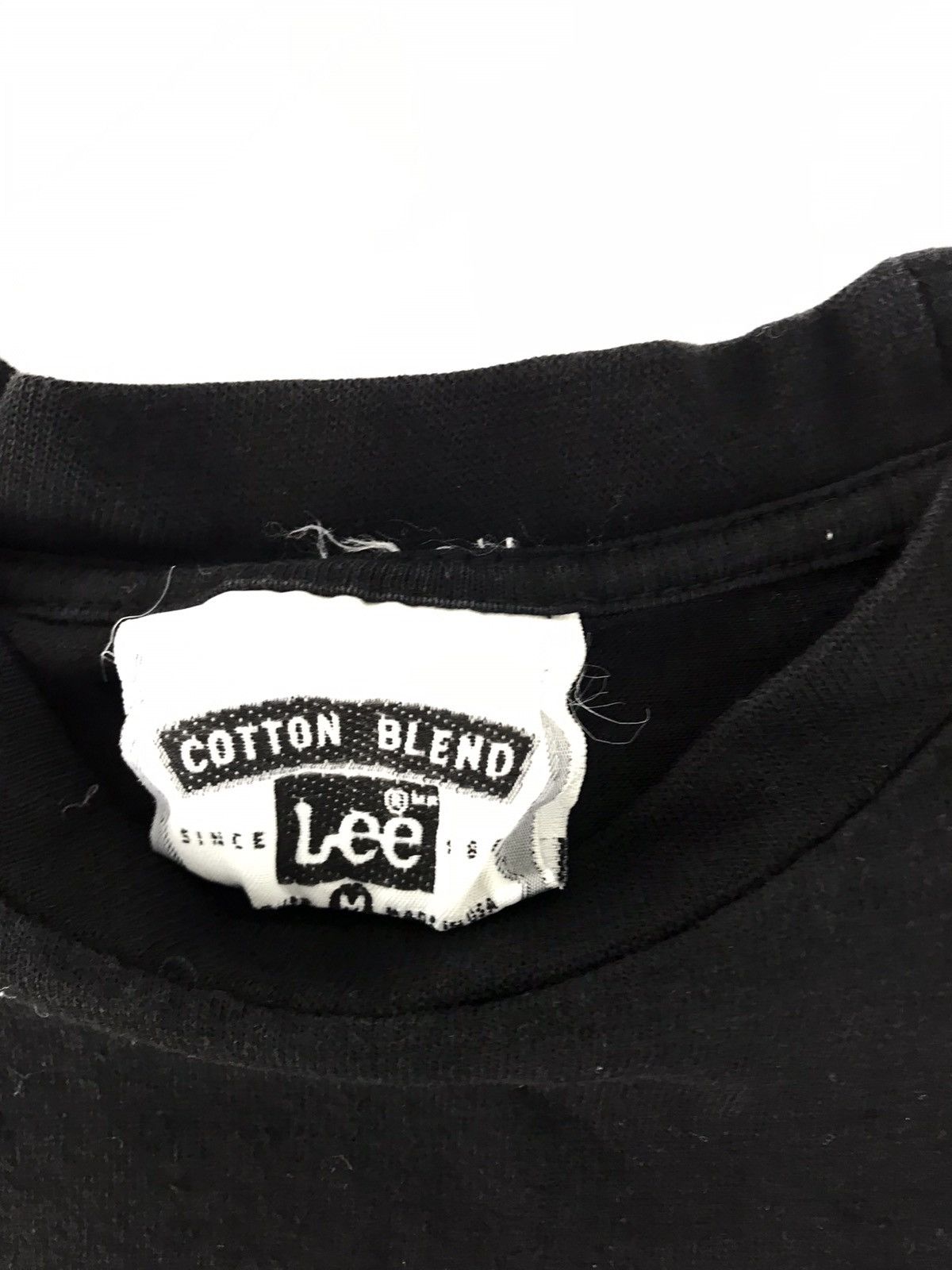 Lee × Vintage Lee Mr. Cotton Blend Box Logo Spell Out Baggy Tee Size US M / EU 48-50 / 2 - 3 Thumbnail