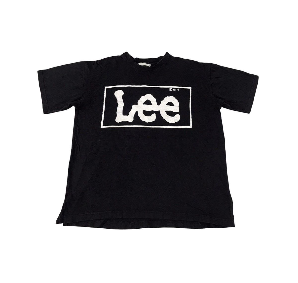 Lee × Vintage Lee Mr. Cotton Blend Box Logo Spell Out Baggy Tee Size US M / EU 48-50 / 2 - 1 Thumbnail