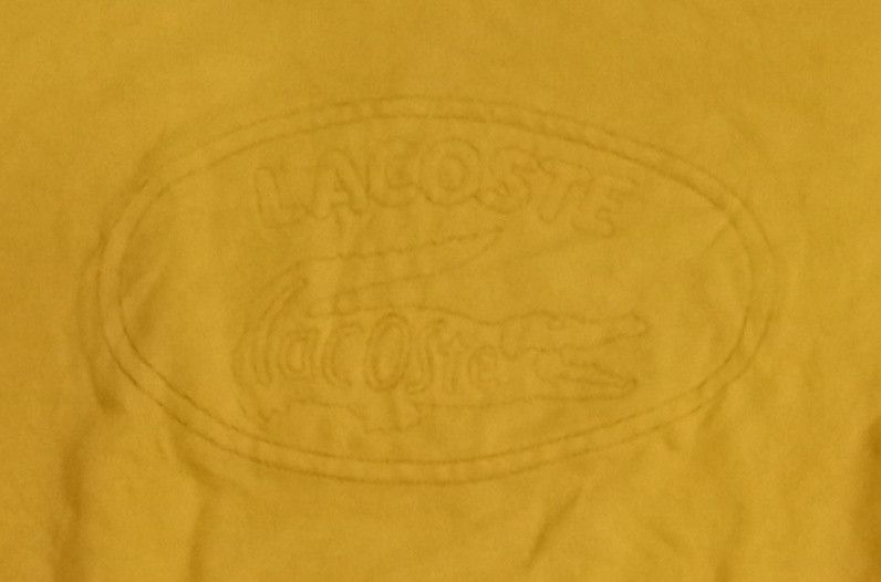 Lacoste Lacoste Hidden Logo Spell Out Orange Sweatshirt Size M / US 6-8 / IT 42-44 - 2 Thumbnail