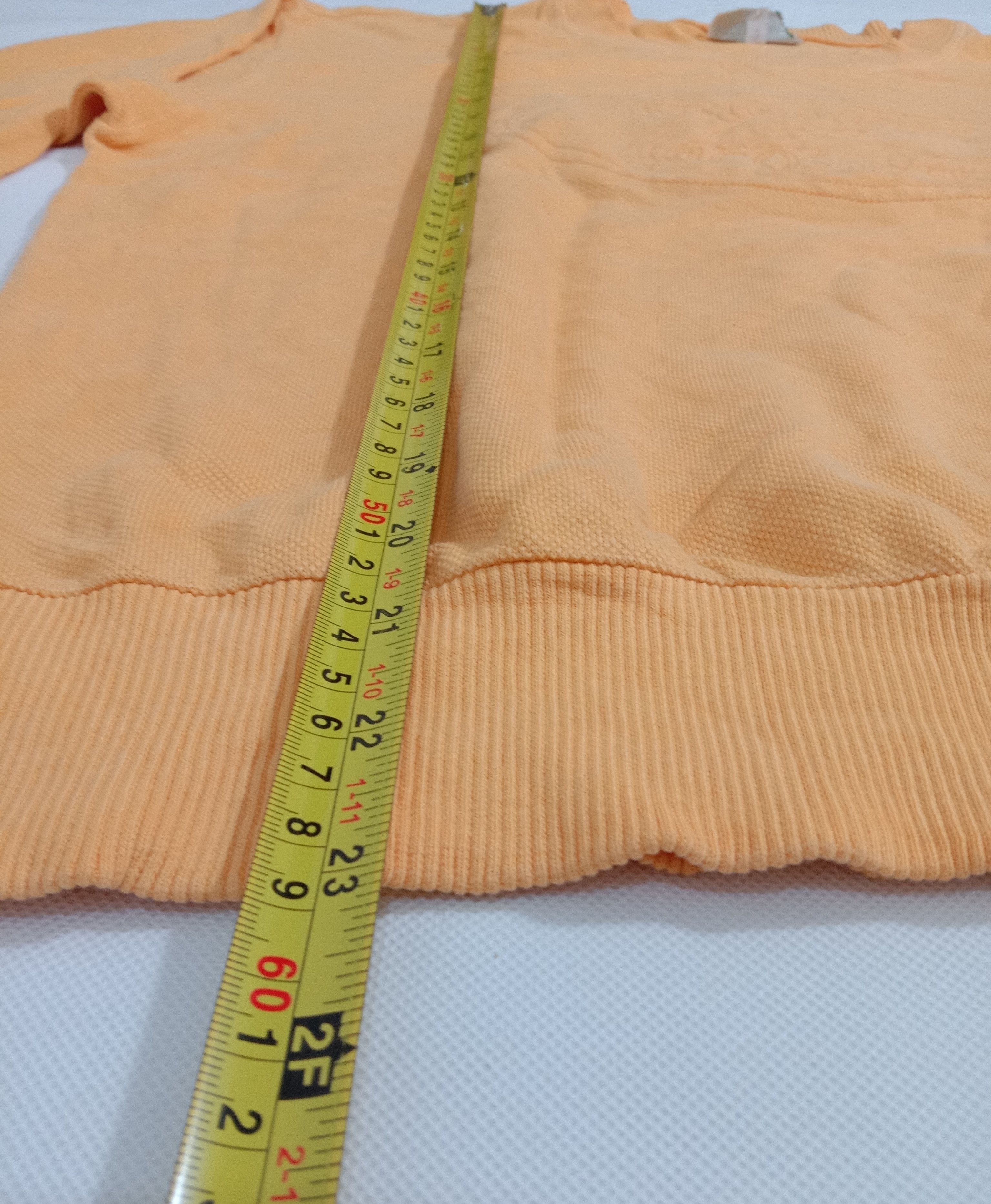 Lacoste Lacoste Hidden Logo Spell Out Orange Sweatshirt Size M / US 6-8 / IT 42-44 - 5 Thumbnail