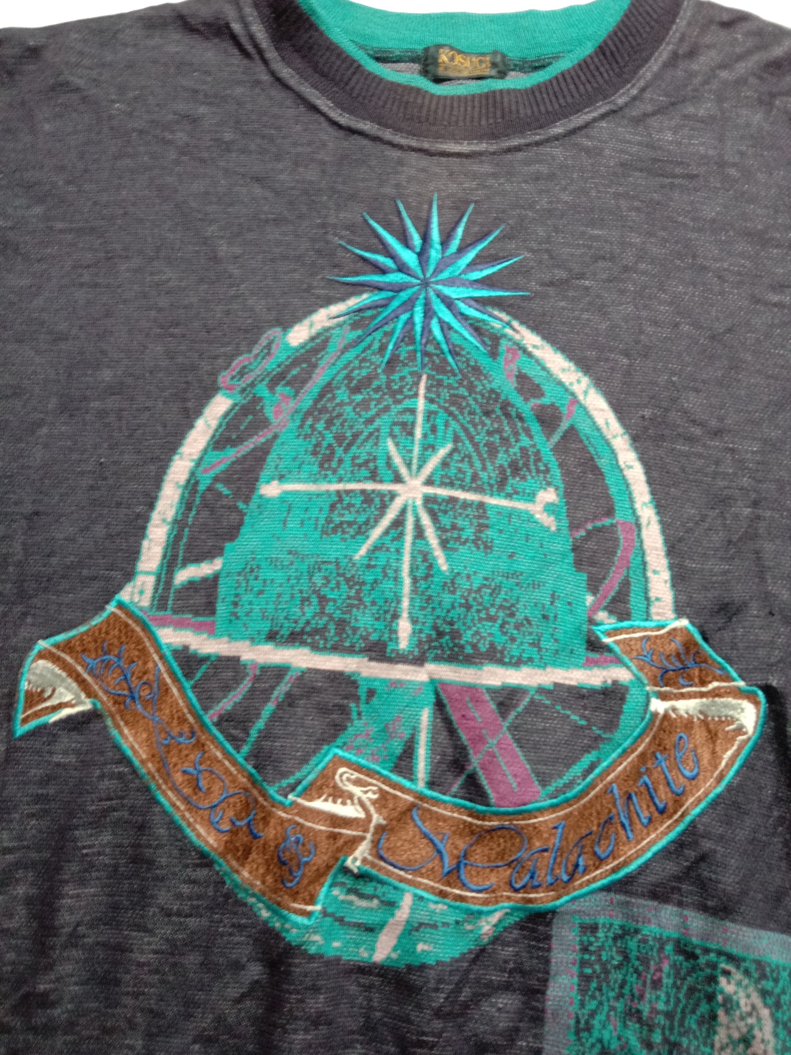 Japanese Brand Vintage Kosugi Malachite Art Sweatshirt Pullover Size US M / EU 48-50 / 2 - 2 Thumbnail