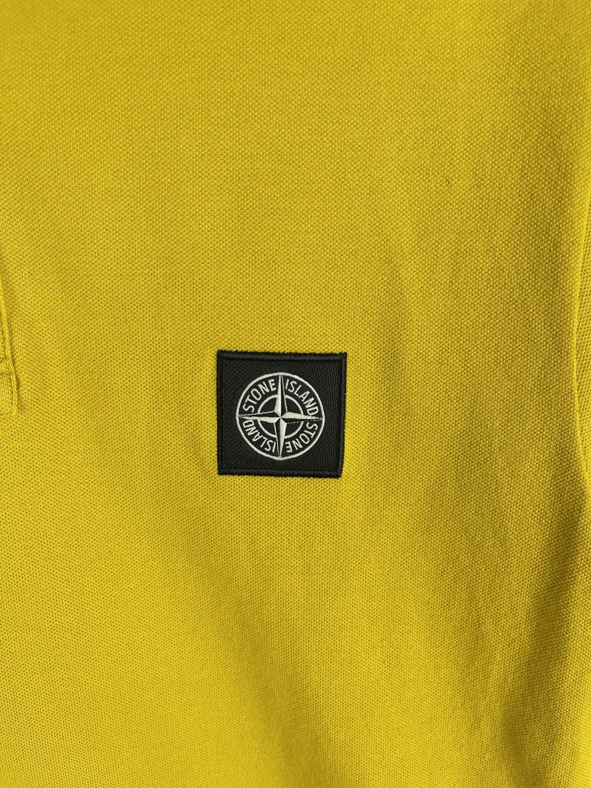 Stone Island Stone Island lemon yellow Color patch program polo tee Size US M / EU 48-50 / 2 - 5 Thumbnail