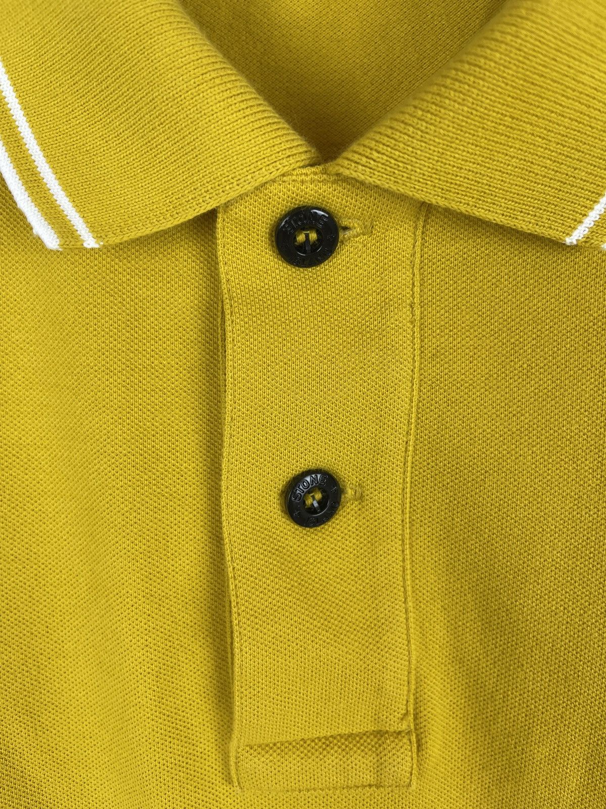 Stone Island Stone Island lemon yellow Color patch program polo tee Size US M / EU 48-50 / 2 - 9 Thumbnail