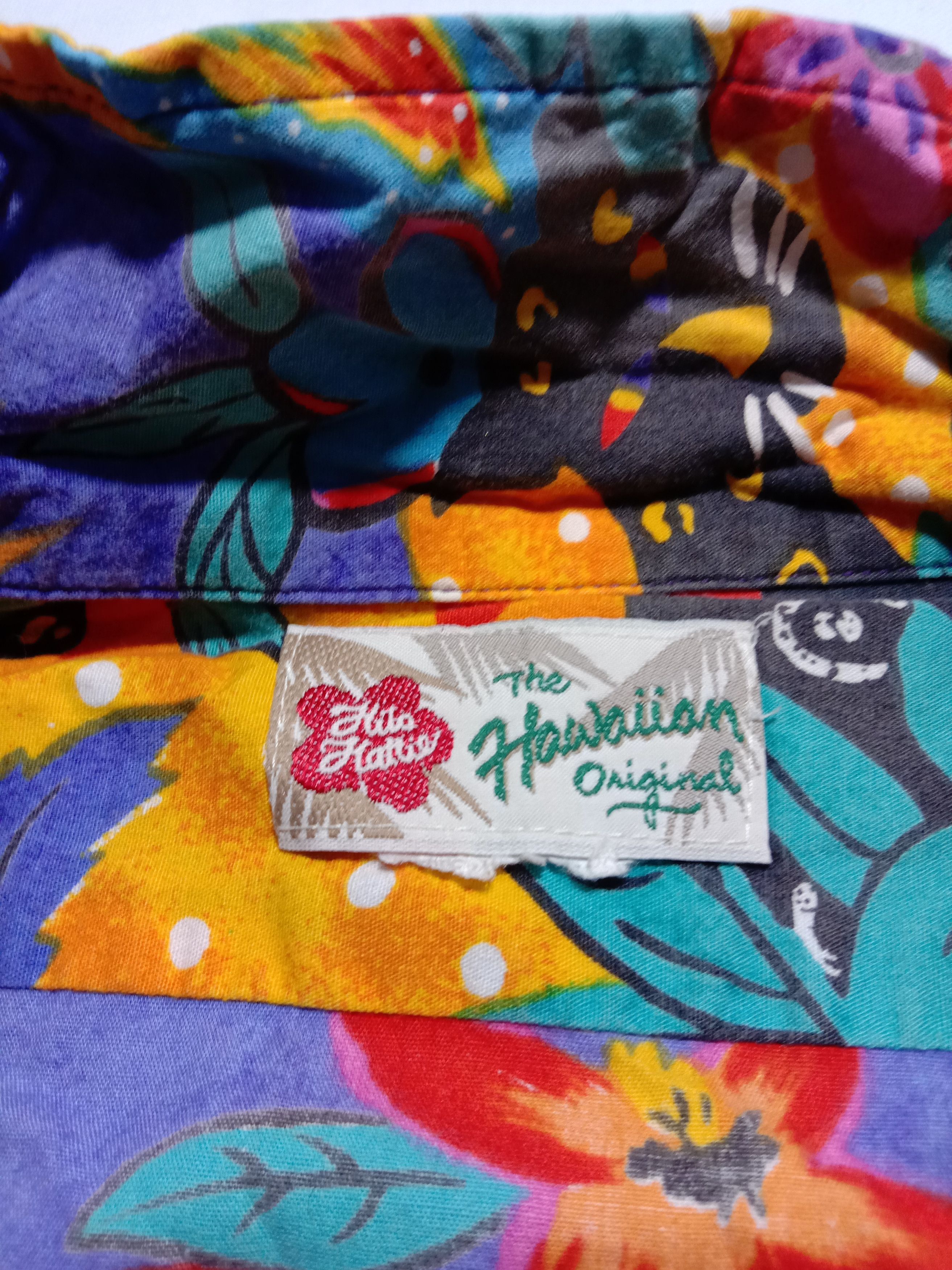 Vintage Hilo Hattie Hawaiian Shirt Usa Floral