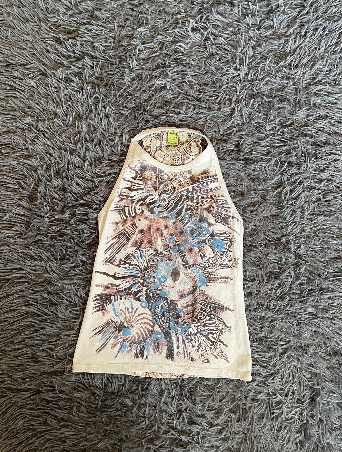 Vintage Save the Queen Y2K vintage mesh JPG style tank top Size M / US 6-8 / IT 42-44 - 1 Thumbnail