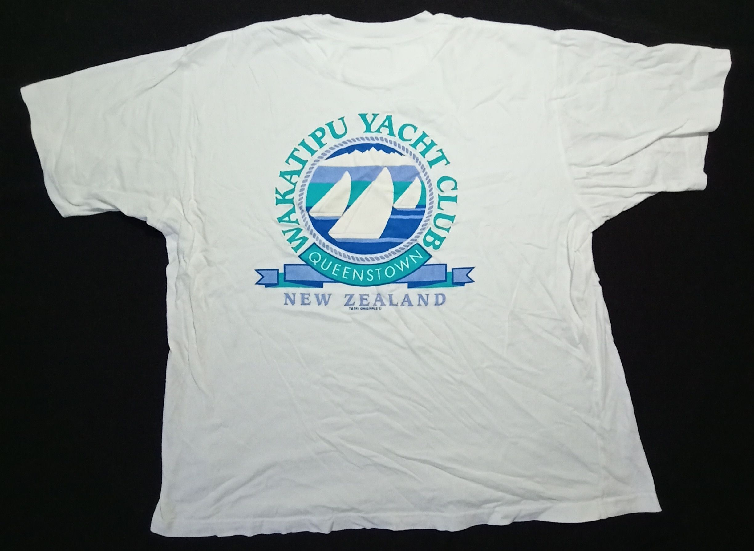 Other Vintage 90s Wakatipu Yacht Club Queenstown New Zealand Size US L / EU 52-54 / 3 - 1 Thumbnail