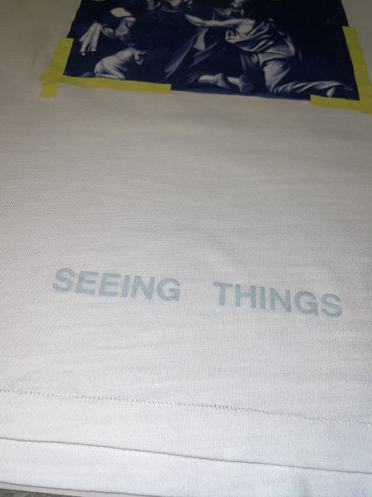Off-White Off White Diagonal Carvaggio Tee White Size US L / EU 52-54 / 3 - 5 Thumbnail