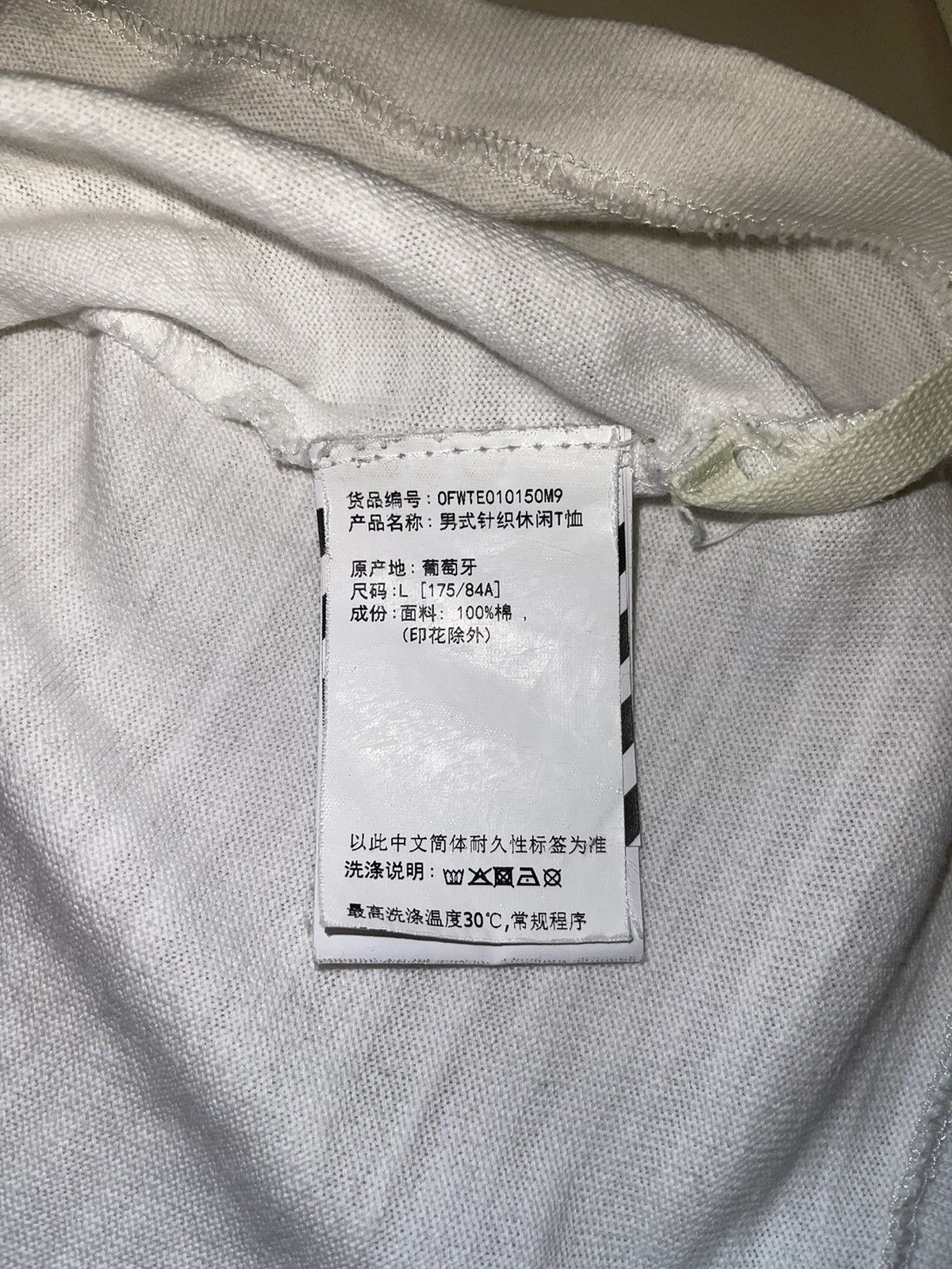 Off-White Off White Diagonal Carvaggio Tee White Size US L / EU 52-54 / 3 - 9 Thumbnail