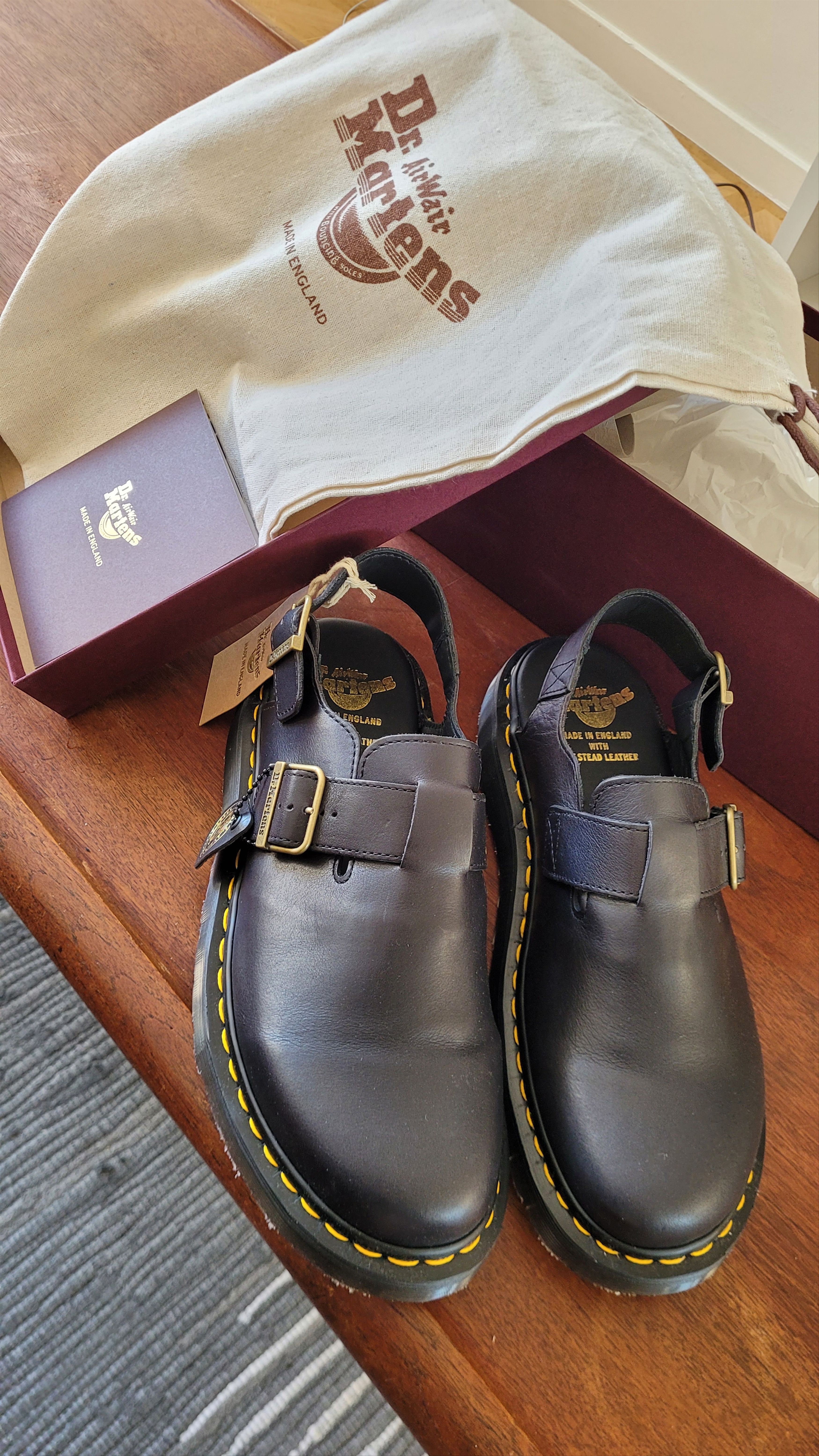 Dr. Martens DR MARTENS JORGE II LEATHER SLINGBACK MULES MADE Dr. Martens DR MARTENS JORGE II LEATHER SLINGBACK MULES MADE