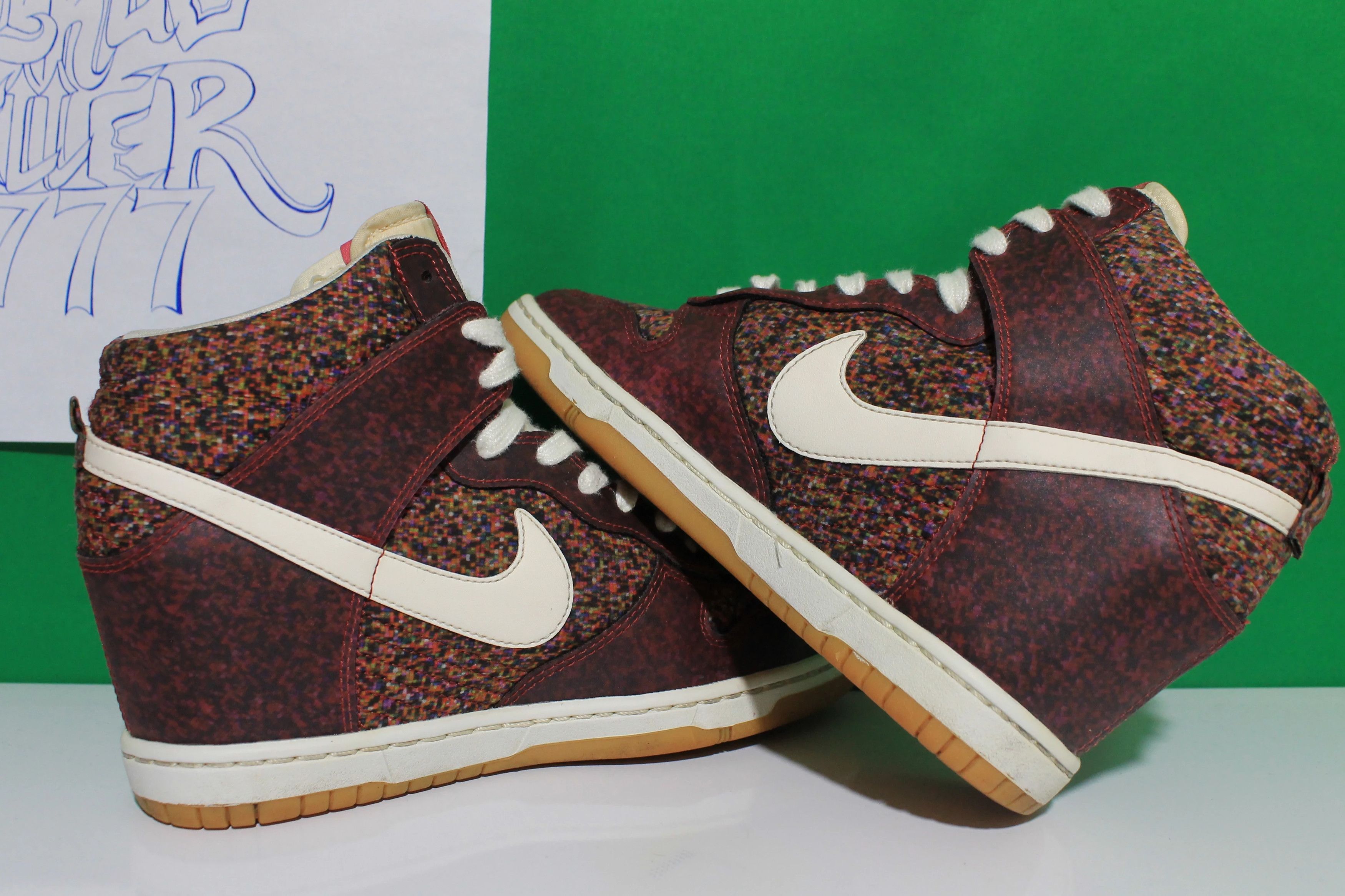 Nike × Vintage Nike Dunk Sky High Sneaker Wedge Liberty Digital Size US 7 / EU 40 - 5 Thumbnail