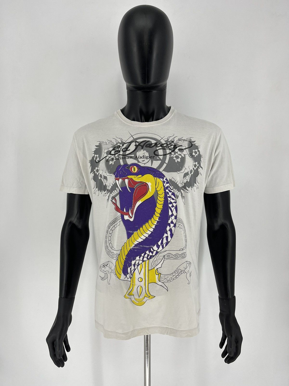 Christian Audigier Vintage Y2k Ed Hardy T-Shirt Size XL Size US XL / EU 56 / 4 - 2 Thumbnail
