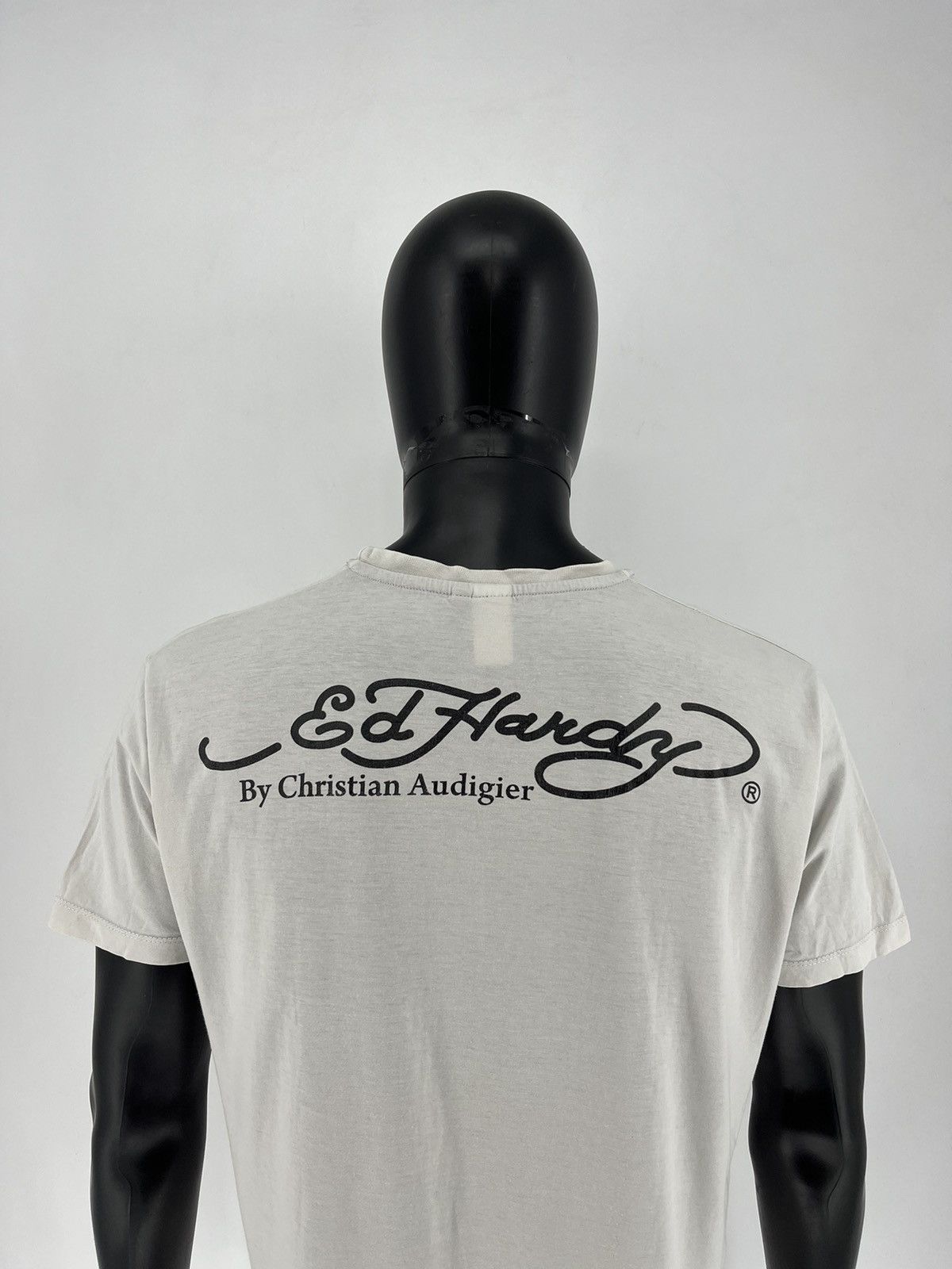 Christian Audigier Vintage Y2k Ed Hardy T-Shirt Size XL Size US XL / EU 56 / 4 - 13 Thumbnail