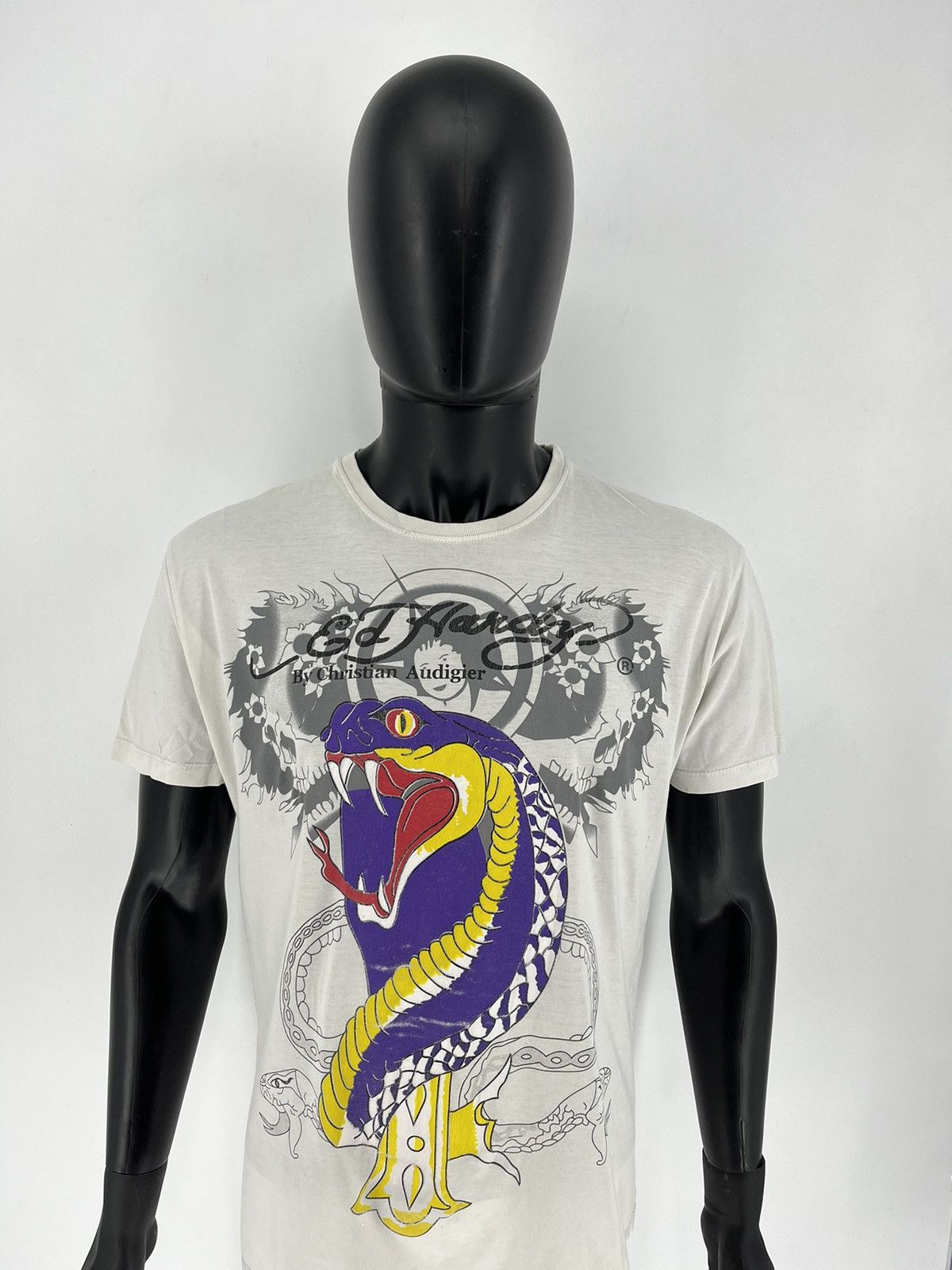 Christian Audigier Vintage Y2k Ed Hardy T-Shirt Size XL Size US XL / EU 56 / 4 - 5 Thumbnail