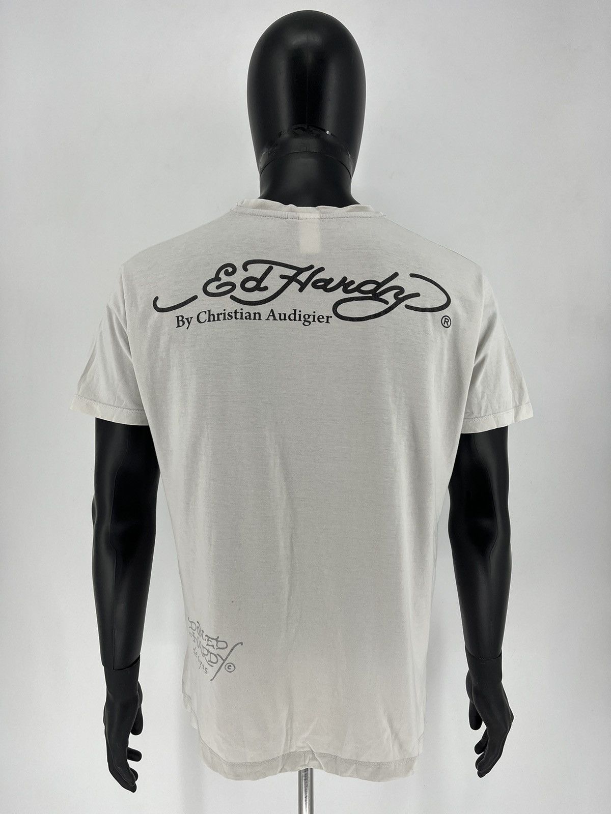 Christian Audigier Vintage Y2k Ed Hardy T-Shirt Size XL Size US XL / EU 56 / 4 - 12 Thumbnail