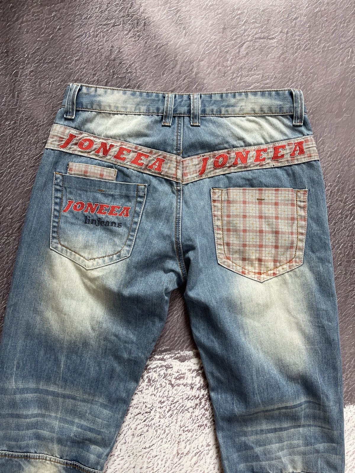 Other Joneea linjeans vintage distressed denim jeans pants Size US 34 / EU 50 - 11 Thumbnail