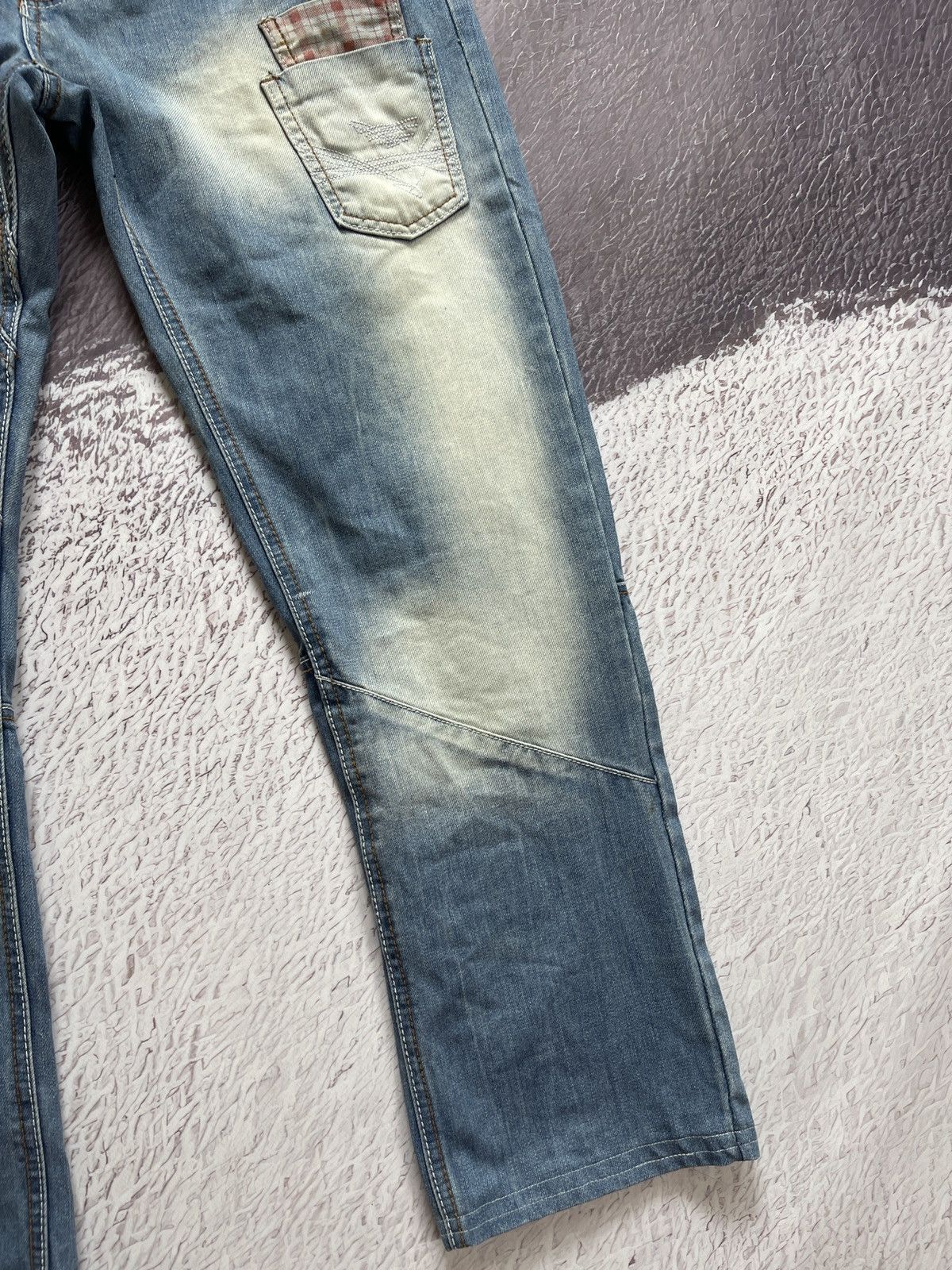 Other Joneea linjeans vintage distressed denim jeans pants Size US 34 / EU 50 - 4 Thumbnail