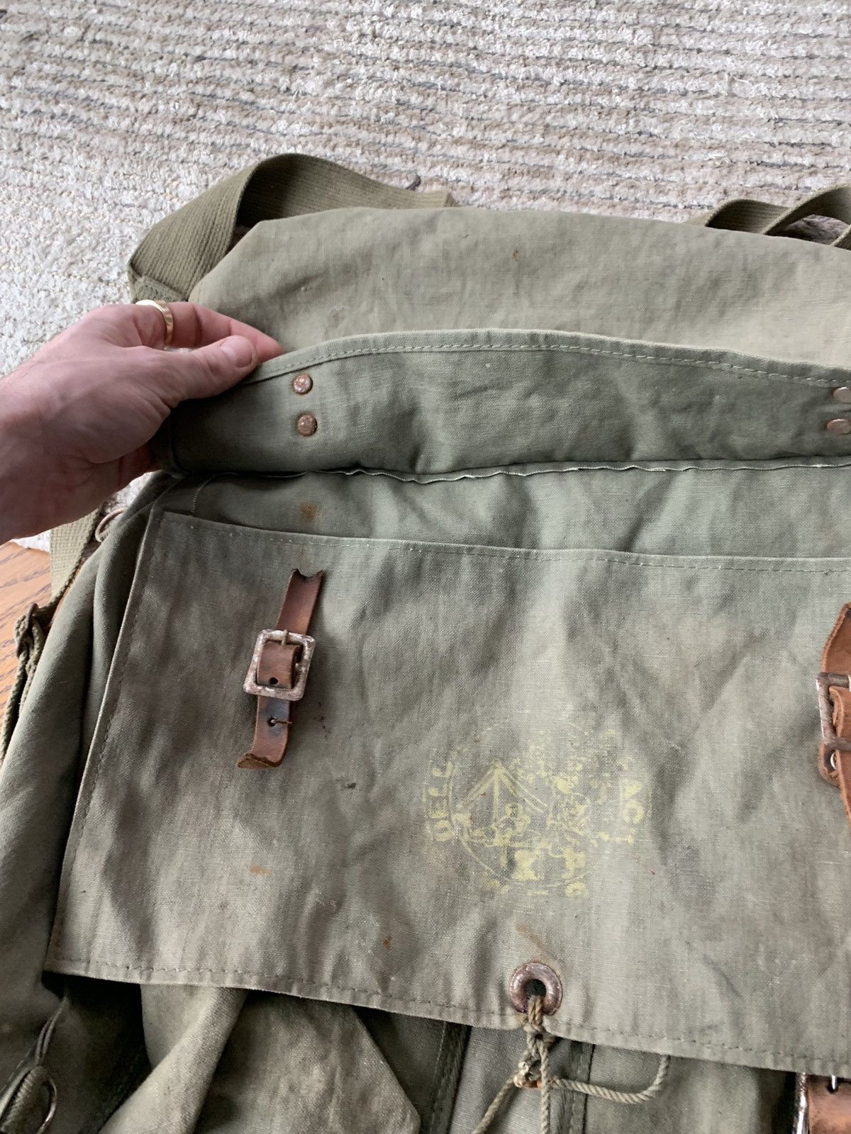 Vintage True Vintage Boy Scouts Deluxe Trapper Backpack Bag 60s 50s Size ONE SIZE - 17 Thumbnail