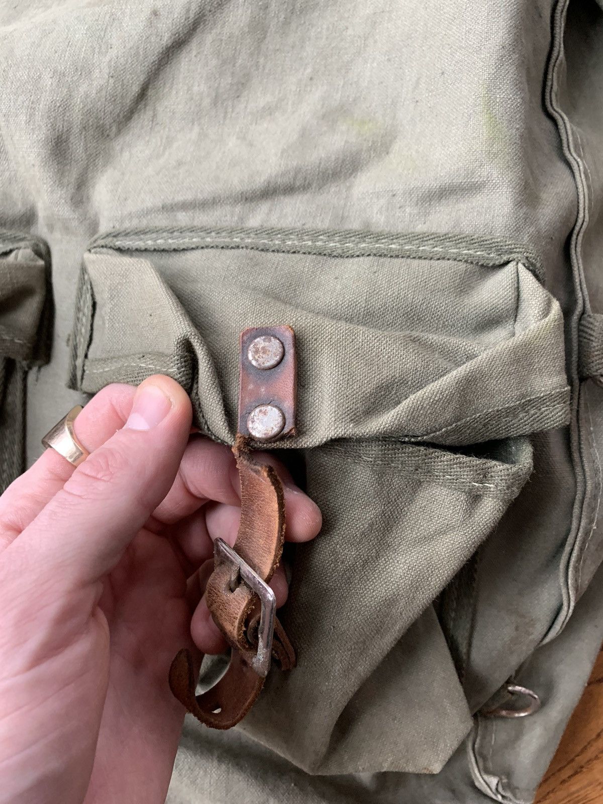Vintage True Vintage Boy Scouts Deluxe Trapper Backpack Bag 60s 50s Size ONE SIZE - 12 Thumbnail