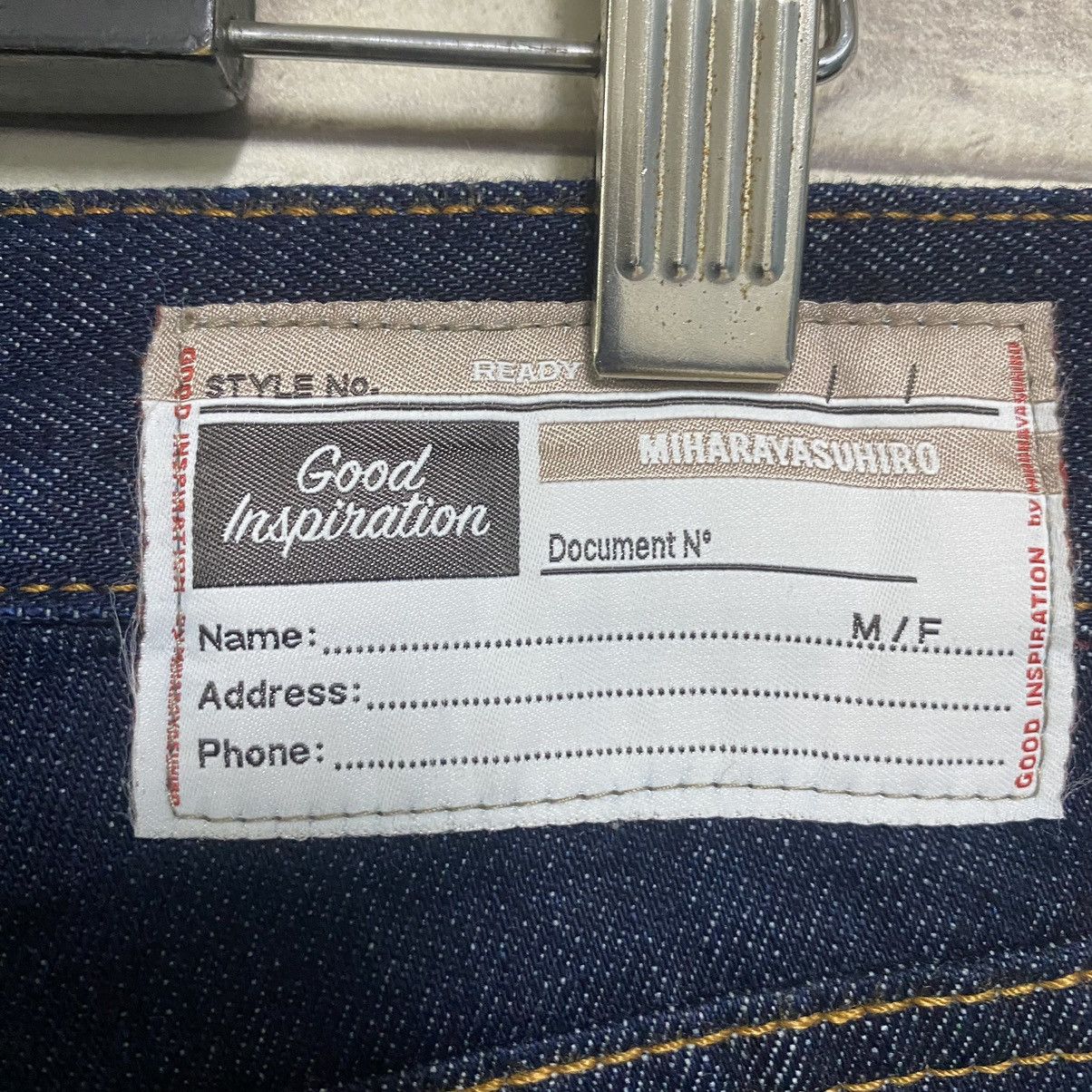 GU × Maison MIHARA YASUHIRO Miharayasuhiro Denim Jeans Size US 32 / EU 48 - 17 Thumbnail