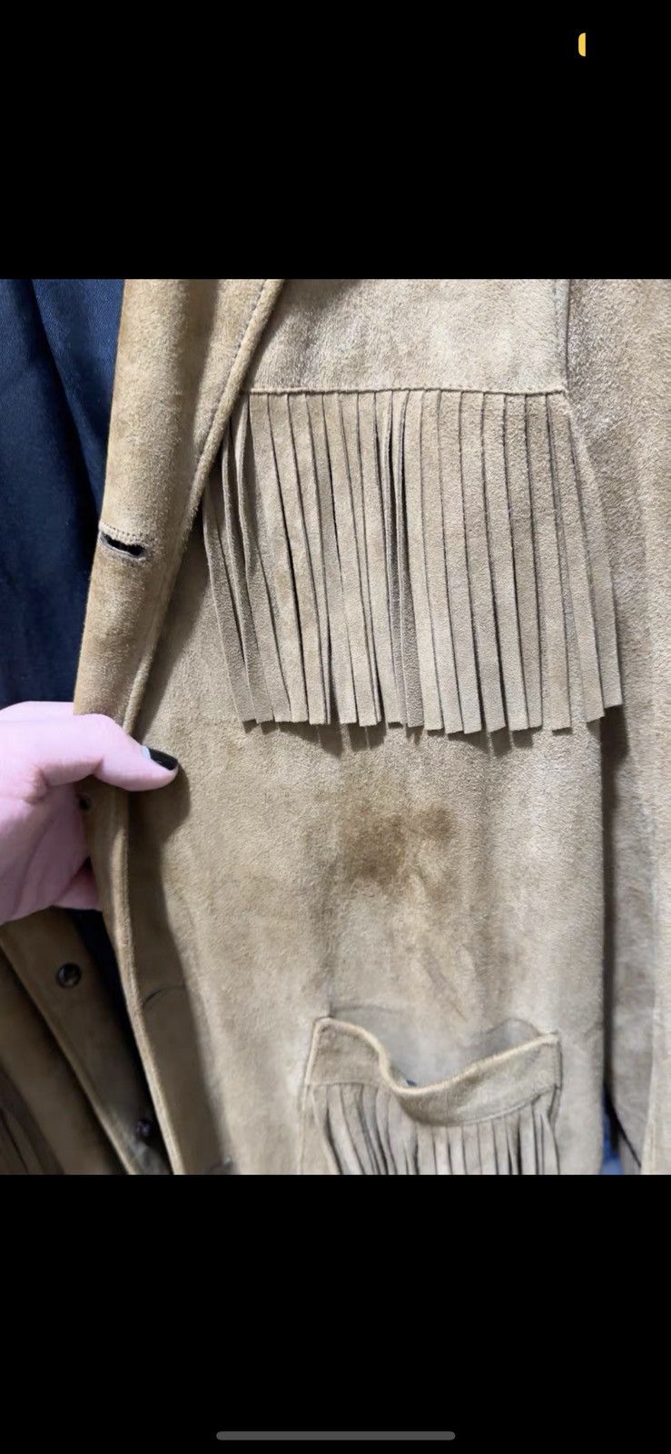 Yves Saint Laurent saint laurent Suede tassel jacket Size US M / EU 48-50 / 2 - 2 Thumbnail
