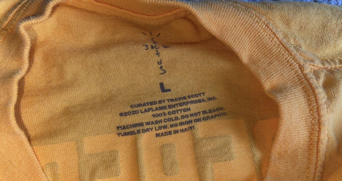 Cactus Plant Flea Market × Travis Scott Travis Scott McDonalds Cactus Jack CPFM Yellow Gold T-shirt Size US L / EU 52-54 / 3 - 4 Thumbnail