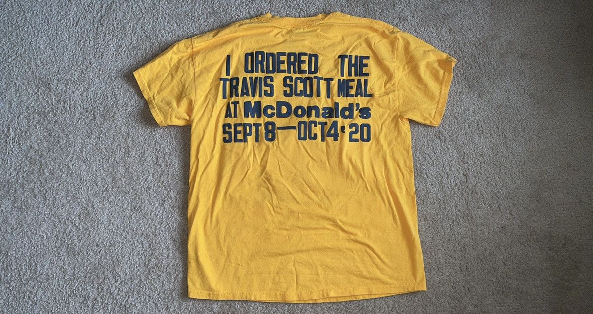 Cactus Plant Flea Market × Travis Scott Travis Scott McDonalds Cactus Jack CPFM Yellow Gold T-shirt Size US L / EU 52-54 / 3 - 2 Thumbnail
