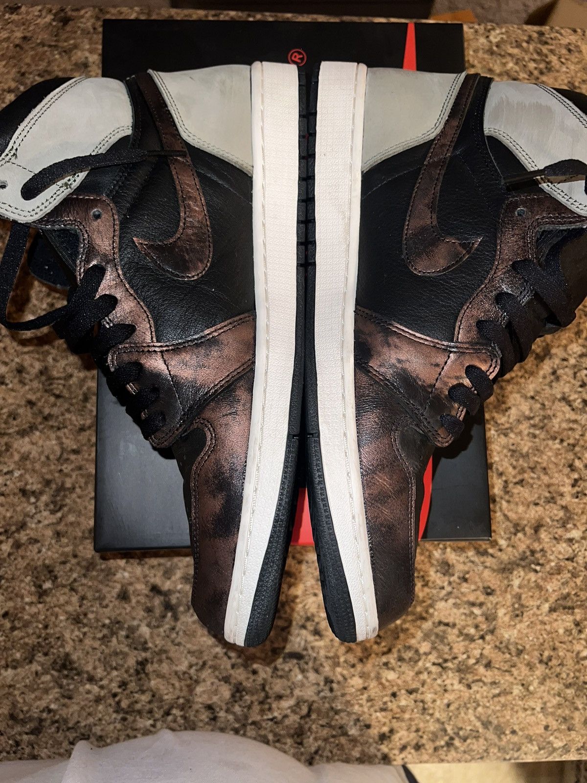 Jordan Brand Air Jordan 1 Retro Shadow “copper” size 14 Size US 14 / EU 47 - 3 Thumbnail
