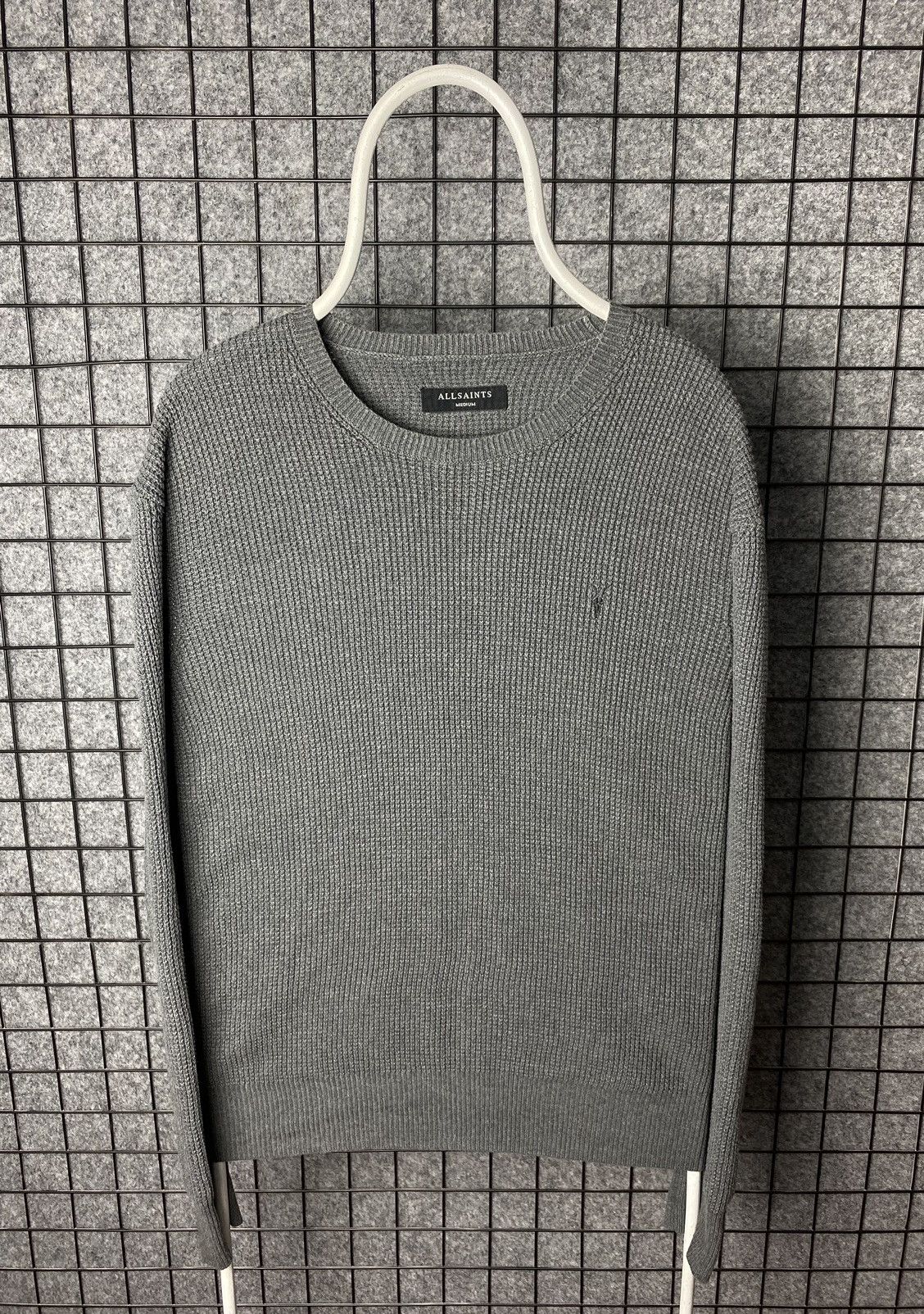 Allsaints Allsaints Streetwear Trias Crew Knitted Cotton Sweater SizeM Size US M / EU 48-50 / 2 - 1 Thumbnail
