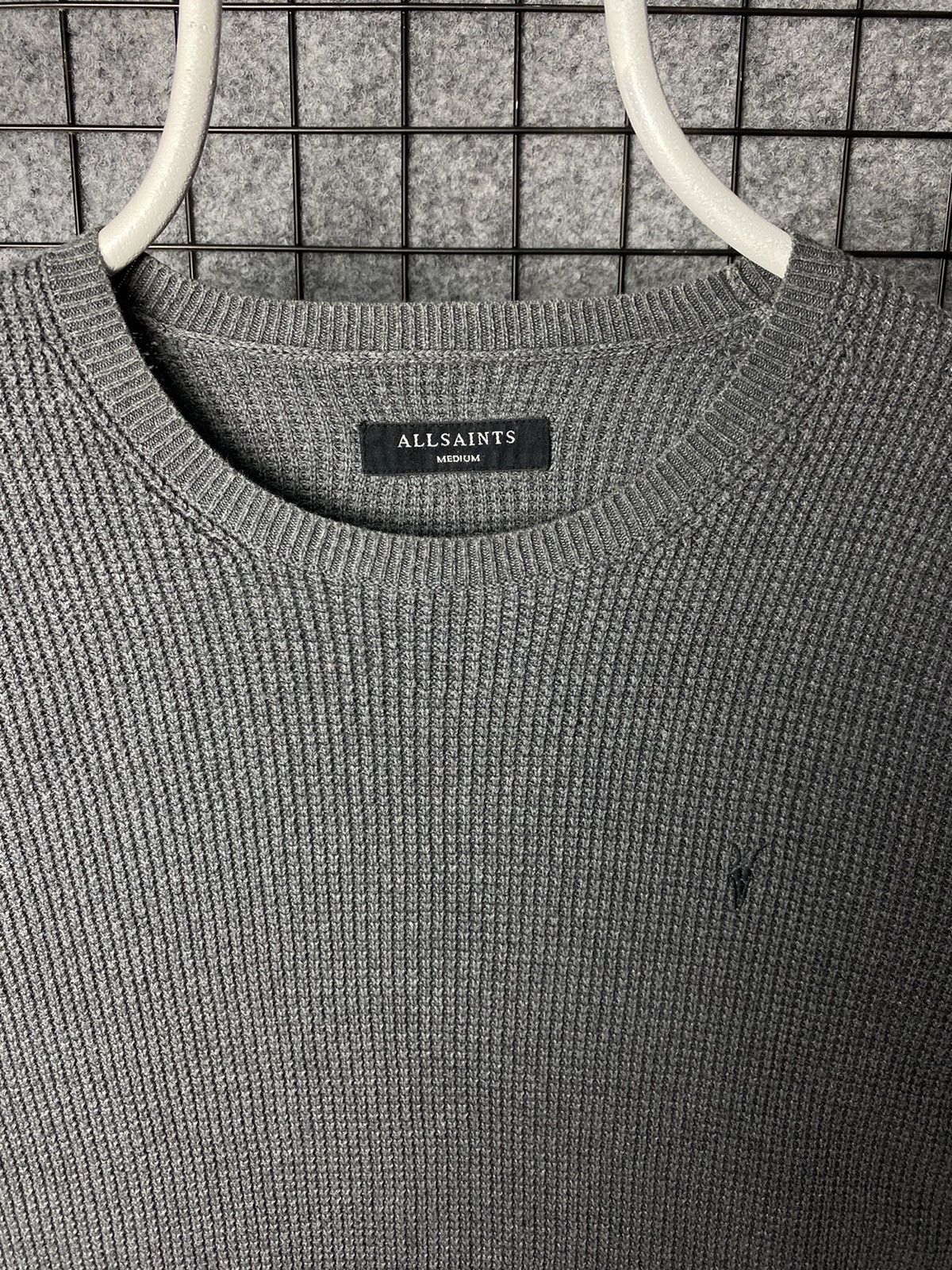 Allsaints Allsaints Streetwear Trias Crew Knitted Cotton Sweater SizeM Size US M / EU 48-50 / 2 - 2 Thumbnail