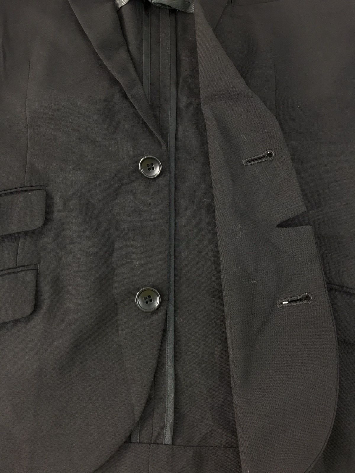 Japanese Brand PPFM Thick Blazer Coat Inspired Fashion Designer Work Wear Size M / US 6-8 / IT 42-44 - 4 Thumbnail