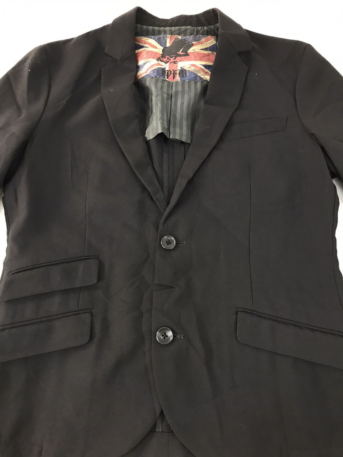 Japanese Brand PPFM Thick Blazer Coat Inspired Fashion Designer Work Wear Size M / US 6-8 / IT 42-44 - 3 Thumbnail