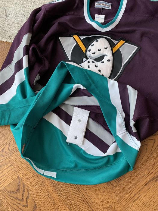 Maillot vintage Anaheim Mighty Ducks enfant L/XL CCM NHL officiel