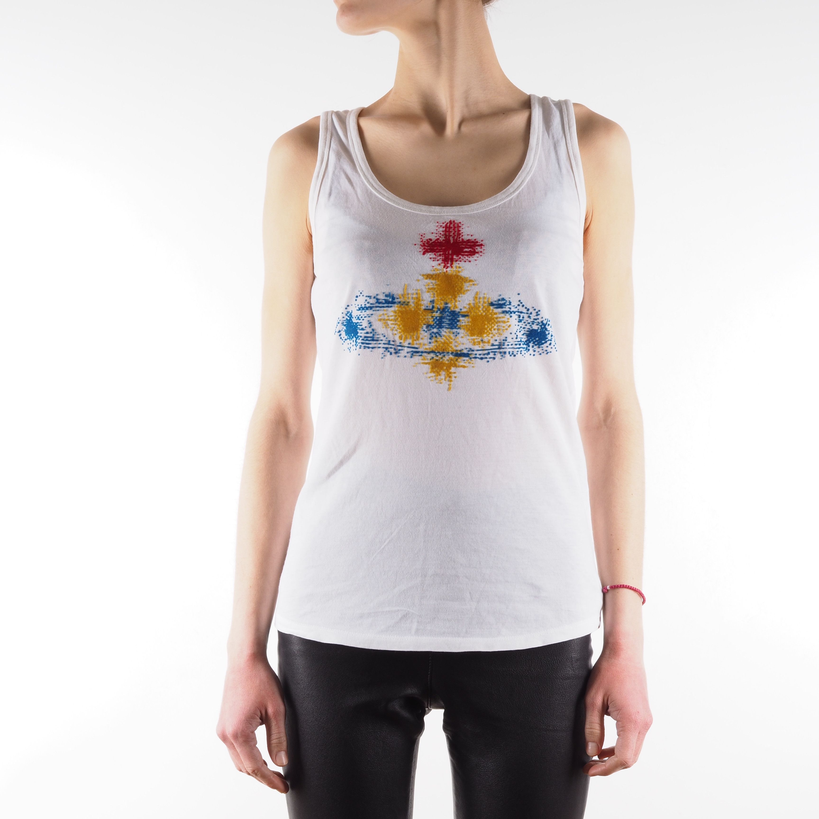 Vivienne Westwood Vivienne Westwood Anglomania White Orb Logo Tank Top Size M / US 6-8 / IT 42-44 - 1 Thumbnail