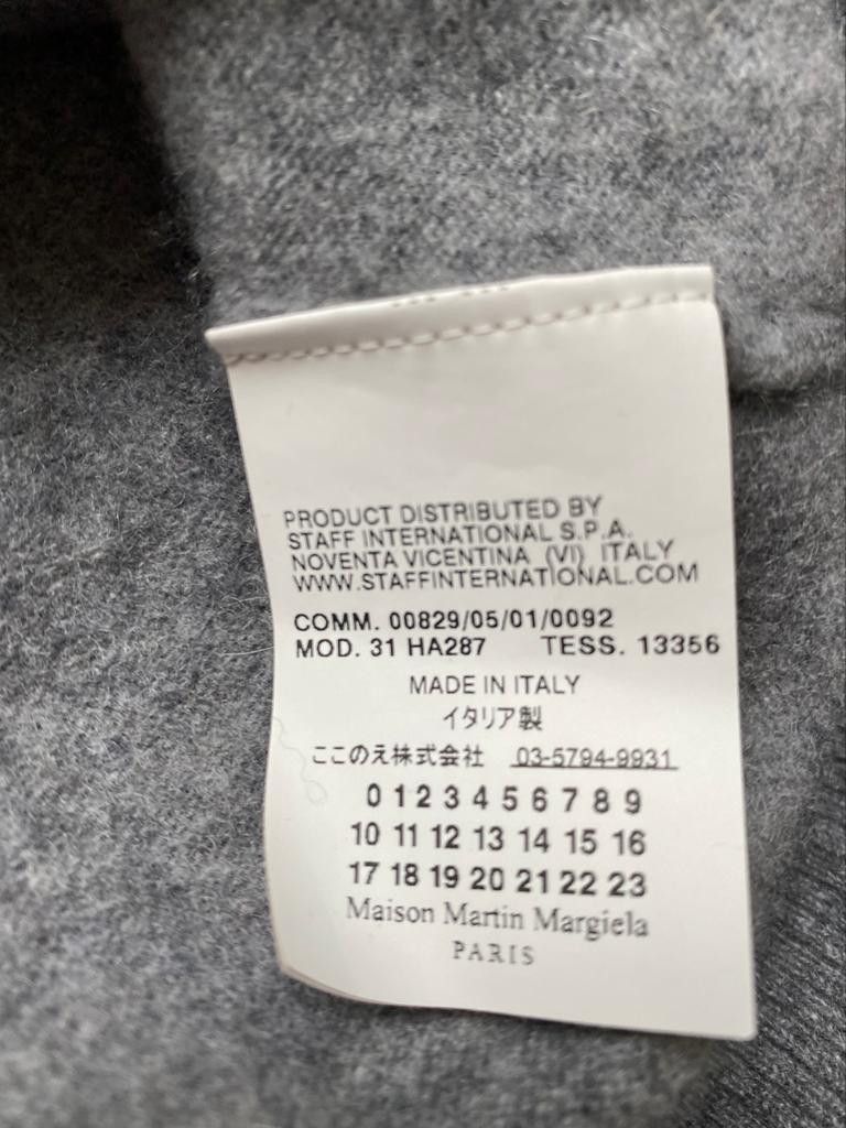 Maison Margiela ⚡️QUICK SALE⚡️Maison Margiela Grey Cashmere Knit Sweater Size US XXS / EU 40 - 4 Thumbnail