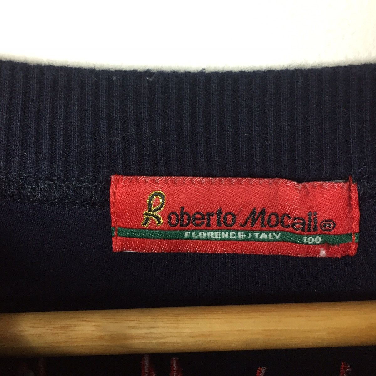 Vintage Roberto mocali Sweatshirt Crewneck Jumper Pullover Size US M / EU 48-50 / 2 - 2 Thumbnail