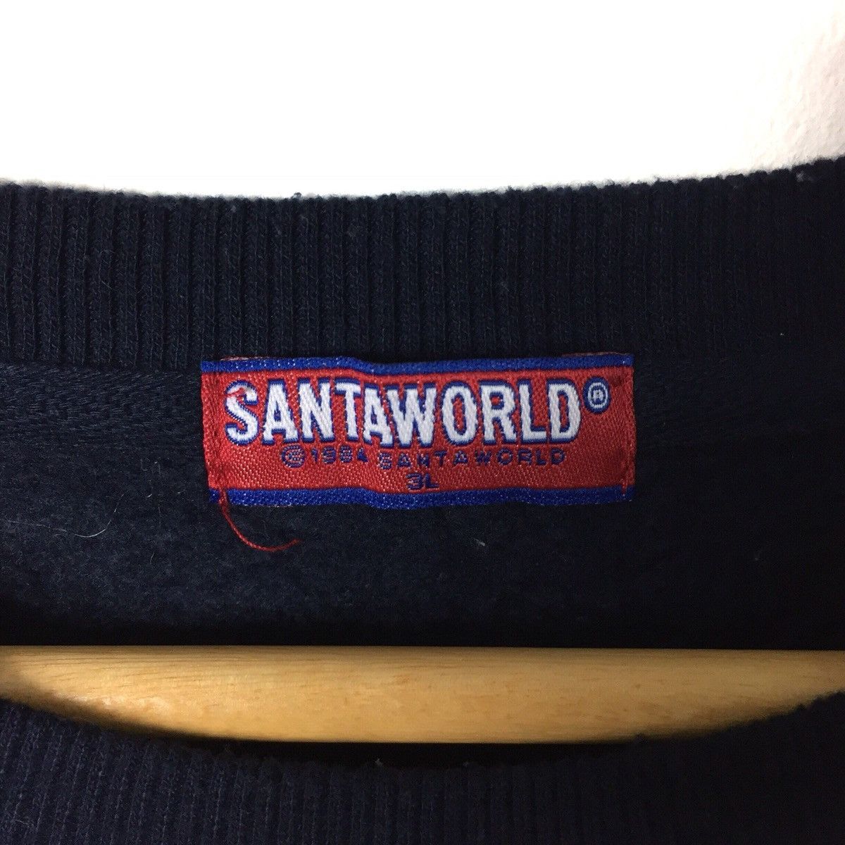 Vintage Vintage Santa world sweatshirt jumper pullover casual Size US XL / EU 56 / 4 - 2 Thumbnail