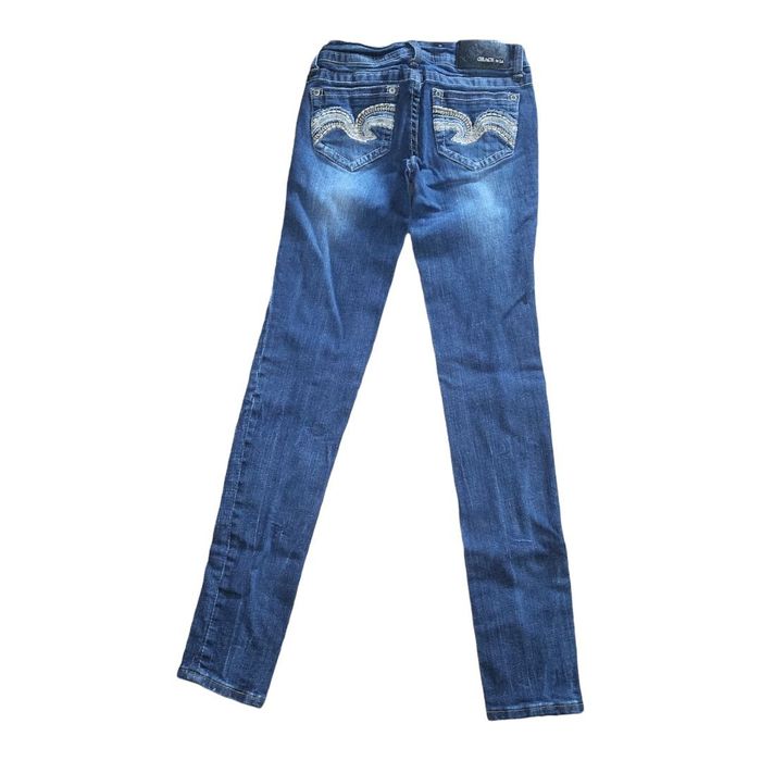 Grace in LA Grace In LA Blue Denim Straight Leg Sz 0 / 24 Jeans Women ...