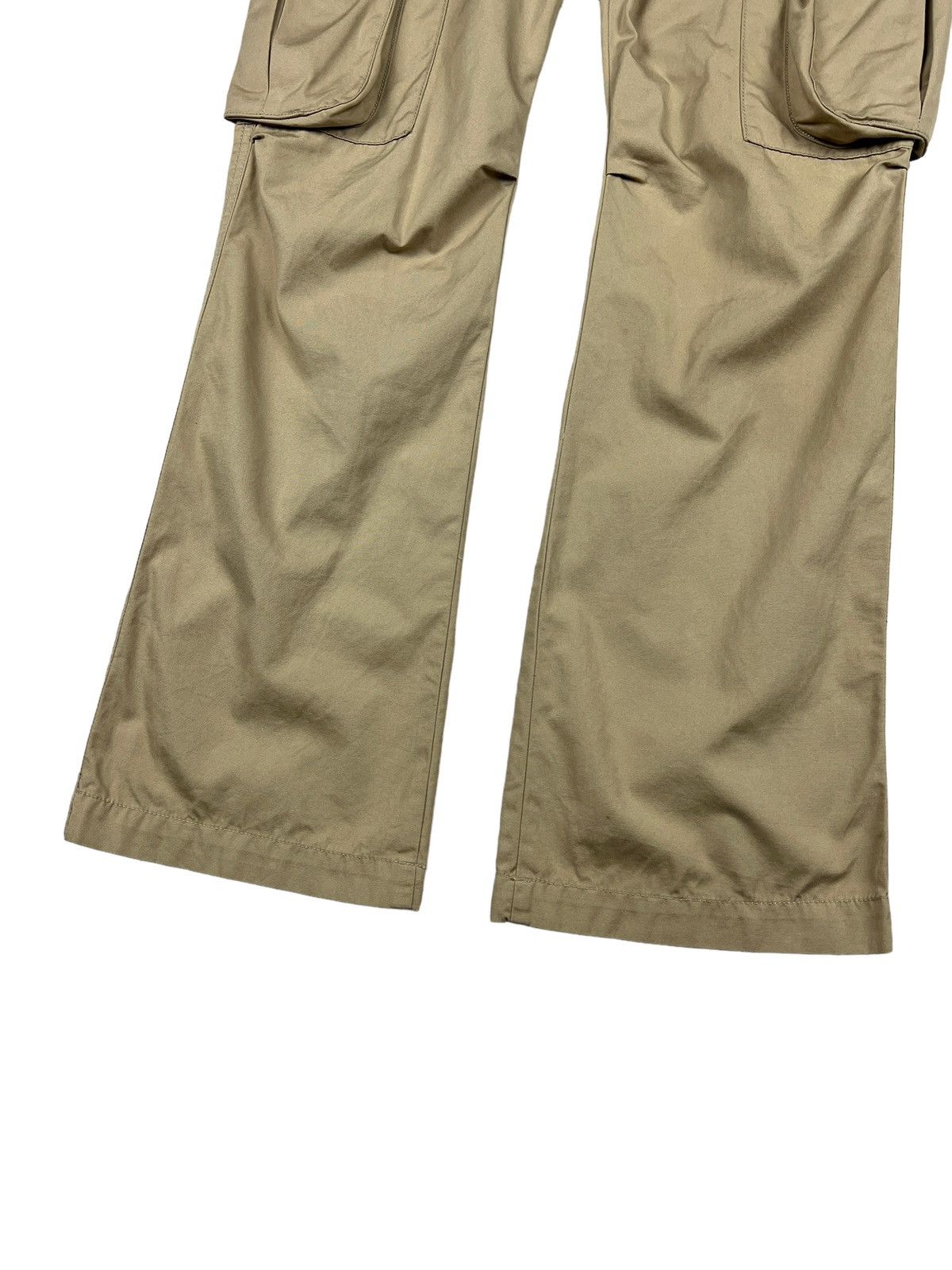 Issey Miyake Tête Homme ‘De Plus” 3D Pockets Flare Cargo Pants Size US 30 / EU 46 - 3 Thumbnail